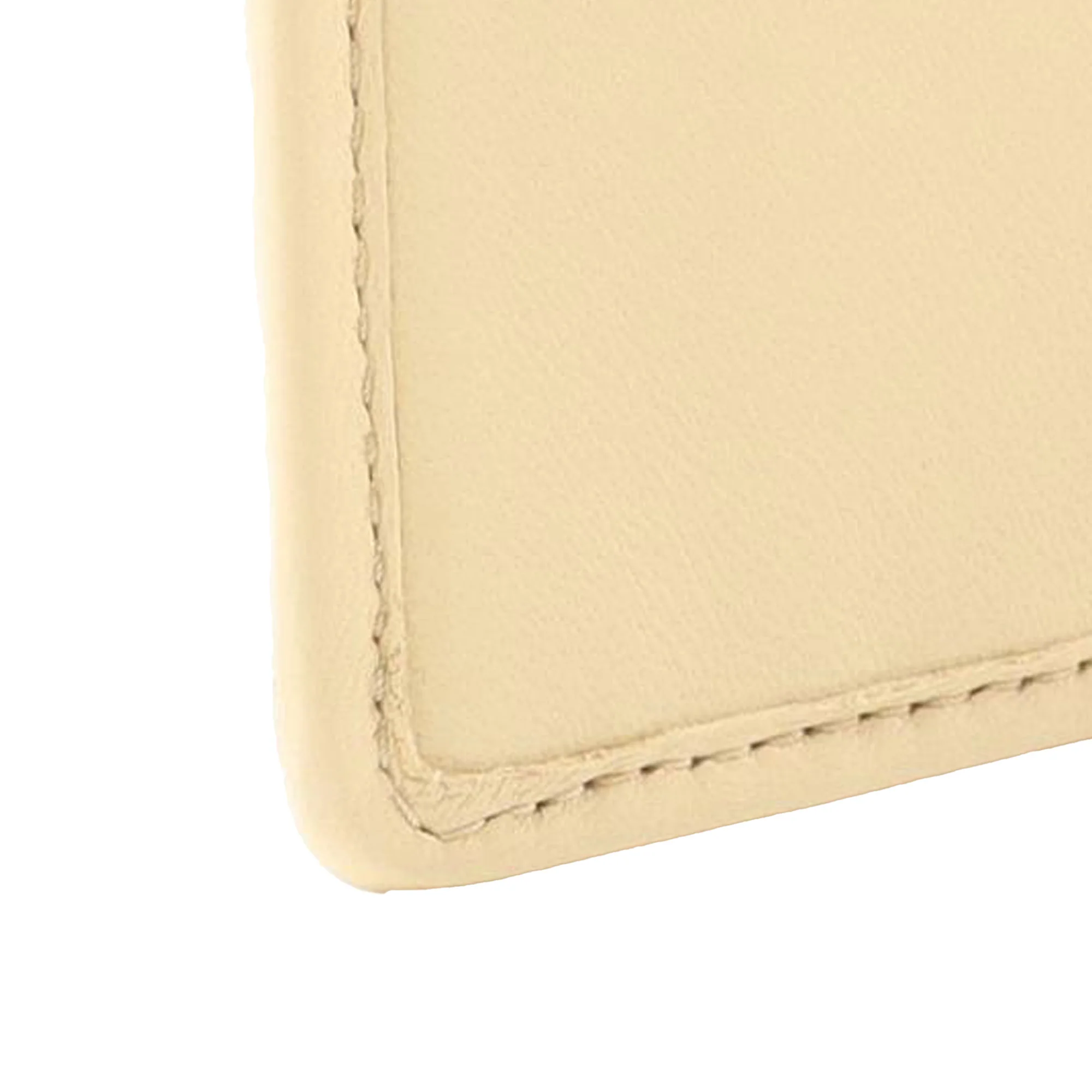 Miu Miu | Pre-Owned Leather Matelasse Card Holder | Beige - Image 7