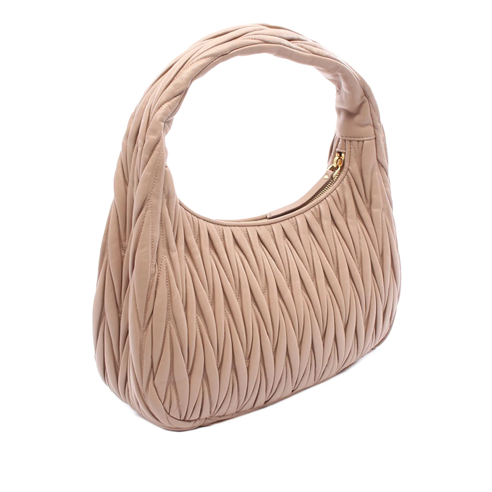 Miu Miu | Pre-Owned Leather Wonder Hobo | Pink - Image 2