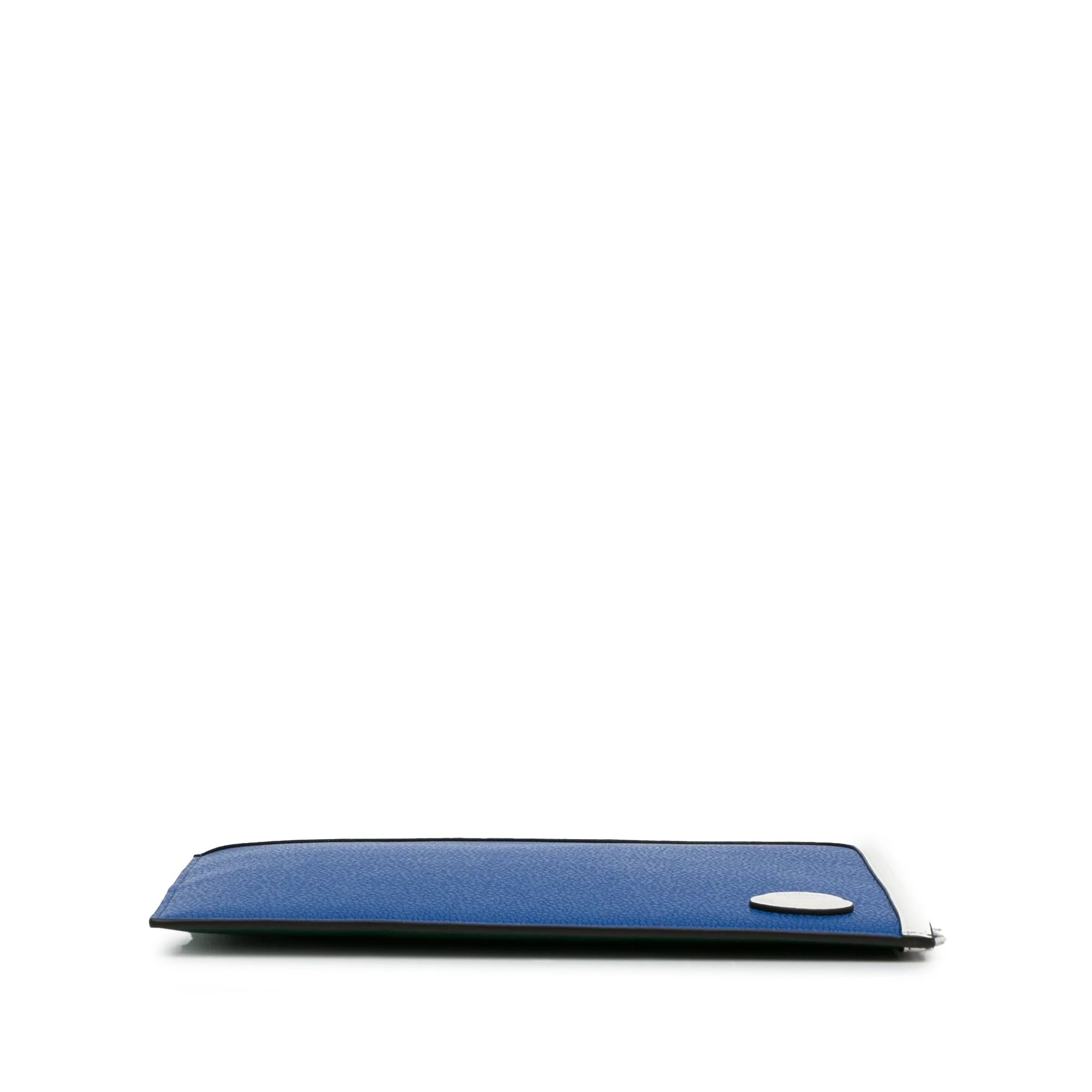 Mulberry | Pre-Owned X Richard Malone Zip Clutch | Blue - Image 11