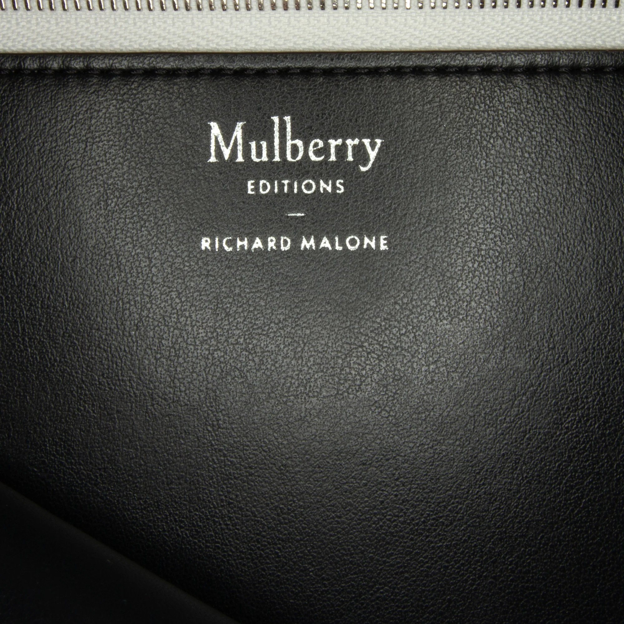 Mulberry | Pre-Owned X Richard Malone Zip Clutch | Blue - Image 13