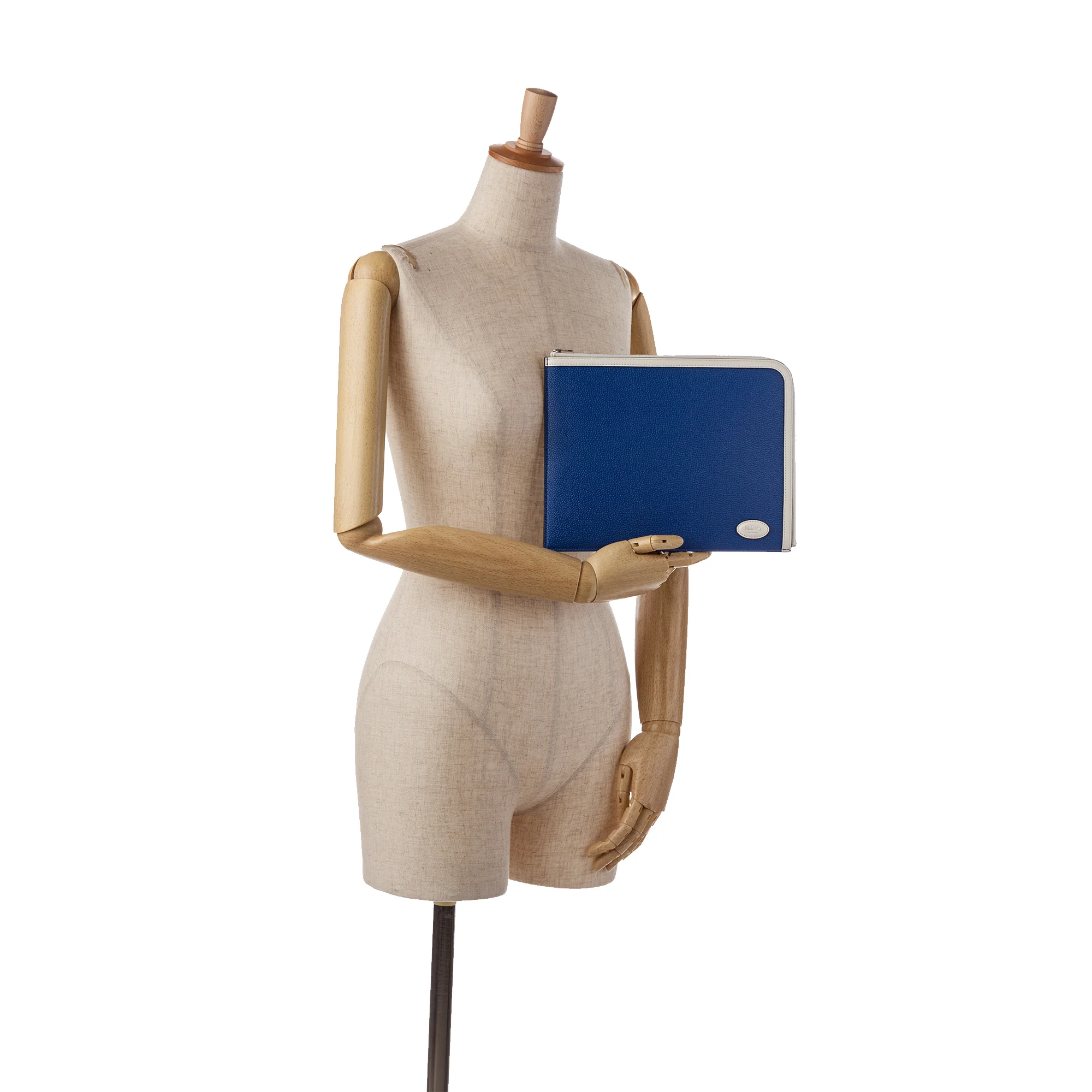Mulberry | Pre-Owned X Richard Malone Zip Clutch | Blue - Image 6