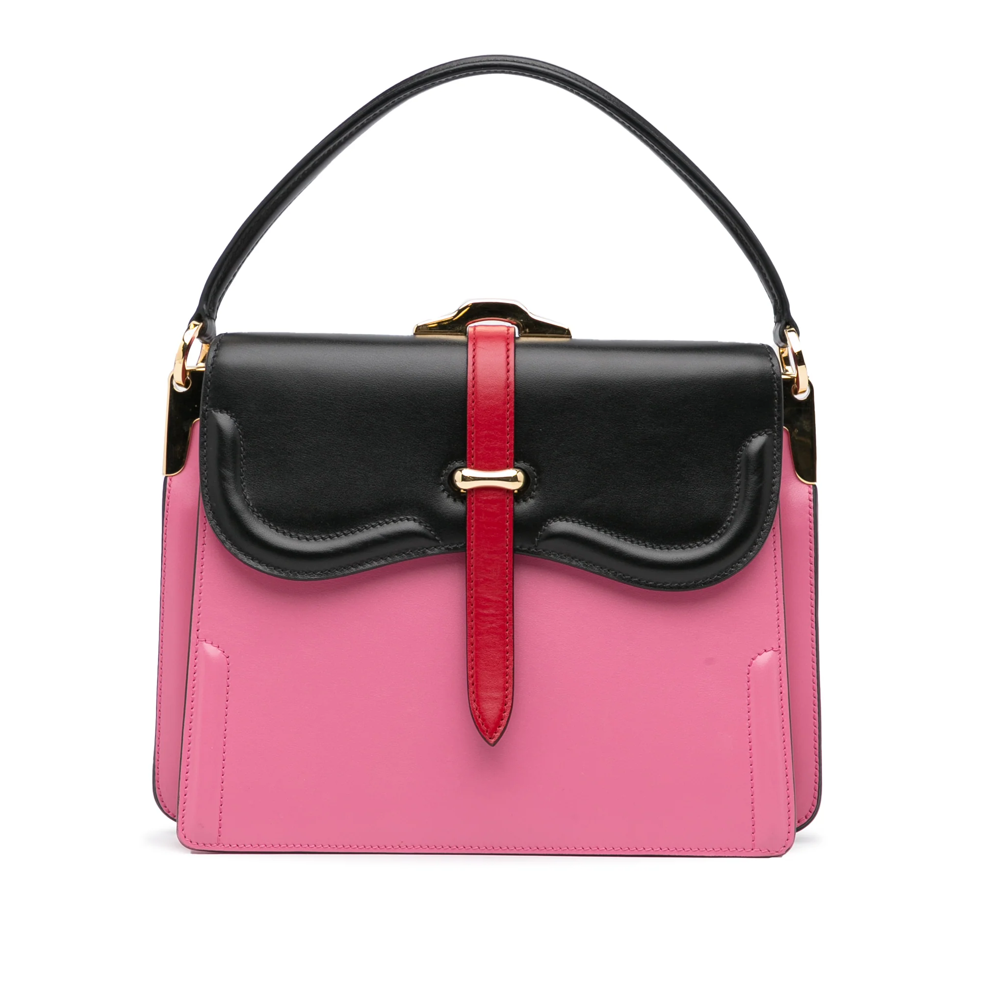 Prada | Pre-Owned Belle Satchel | Pink