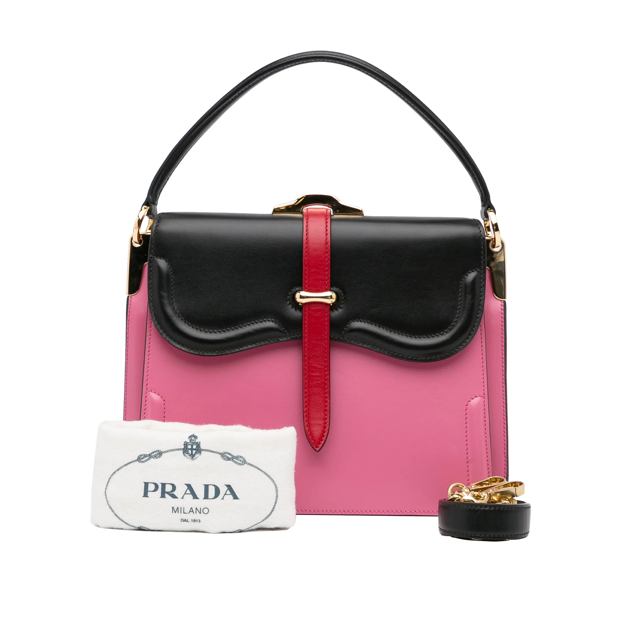 Prada | Pre-Owned Belle Satchel | Pink - Image 3