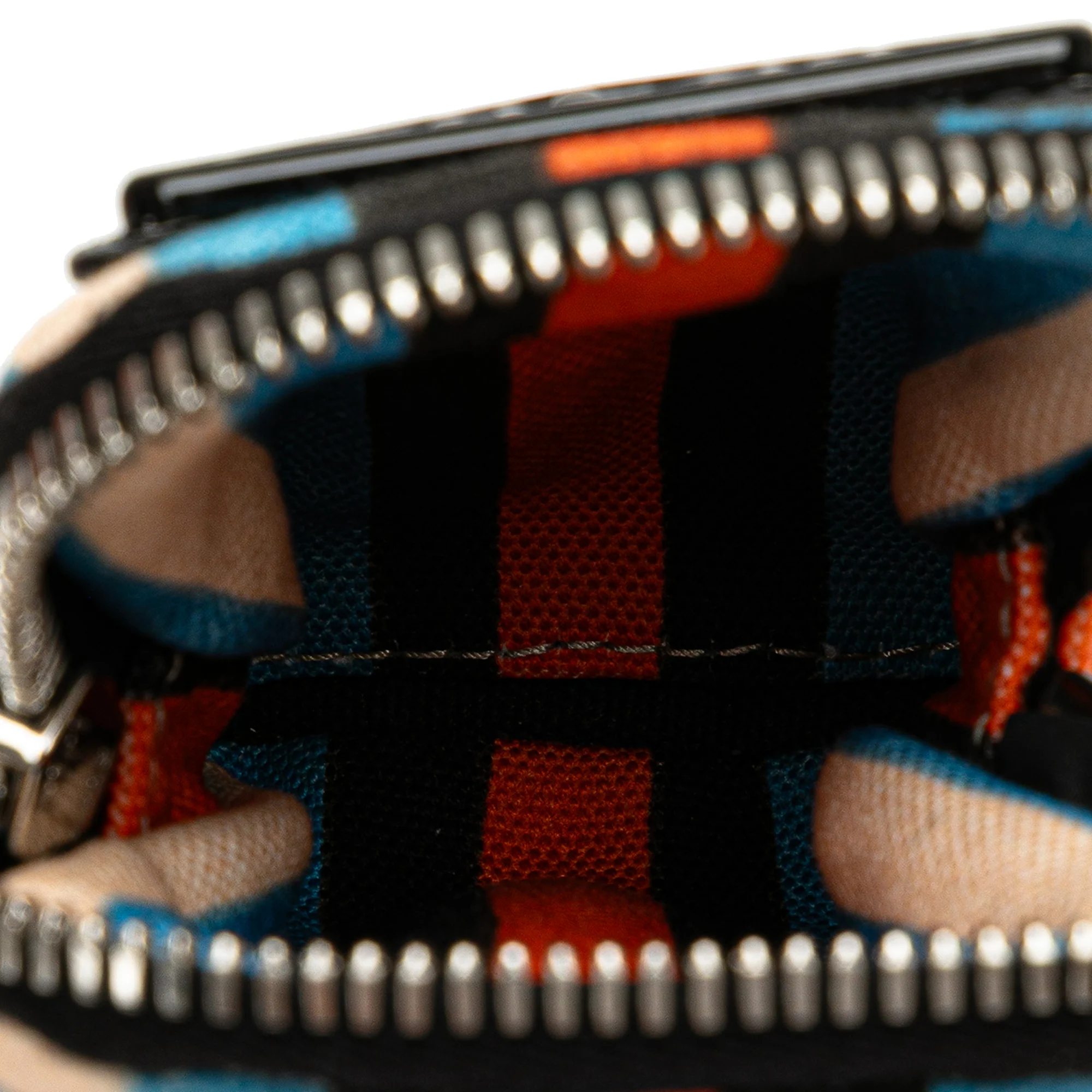 Prada | Pre-Owned Canvas Canapa Baiadera Crossbody | Orange - Image 8
