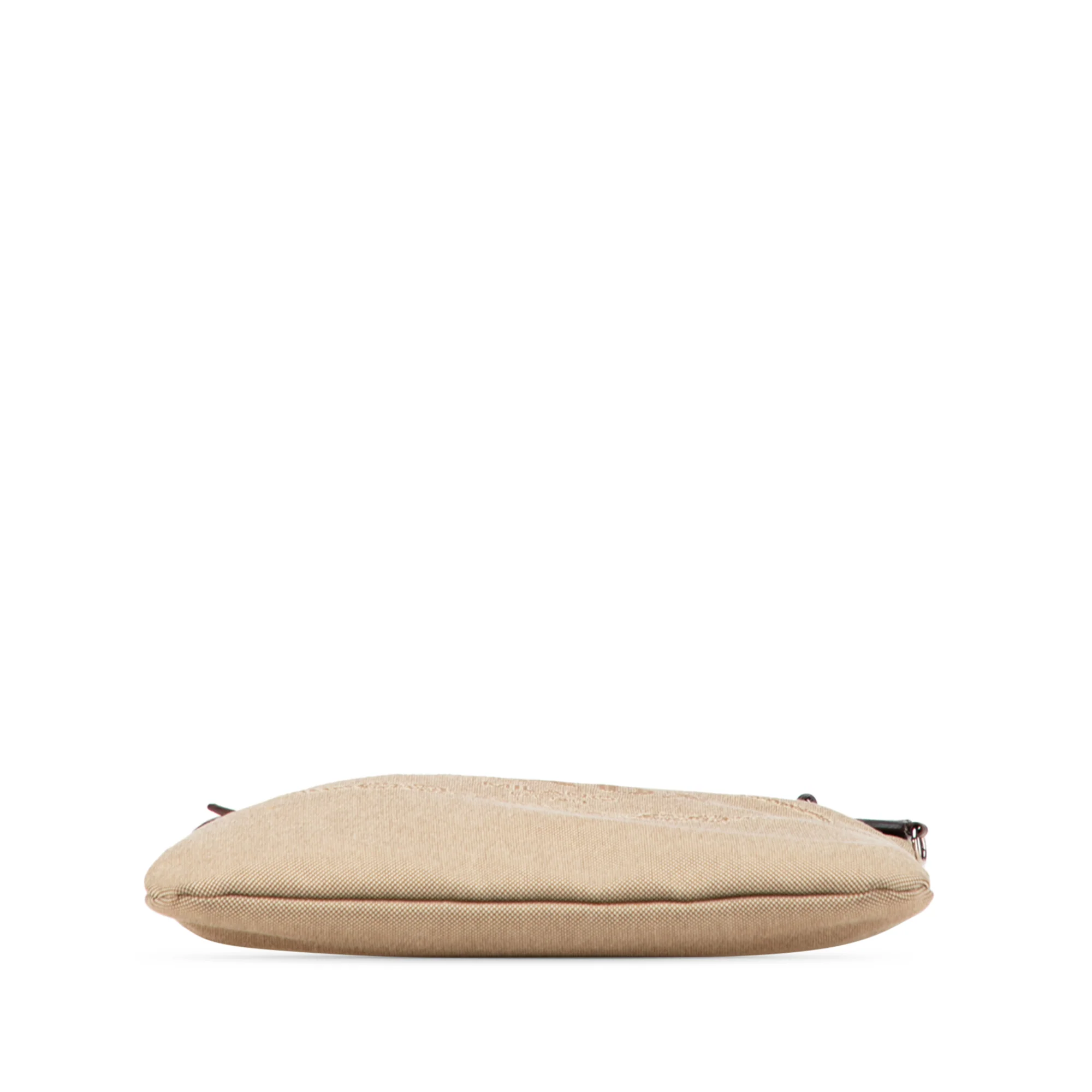 Prada | Pre-Owned Canvas Canapa Logo Crossbody | Beige - Image 6