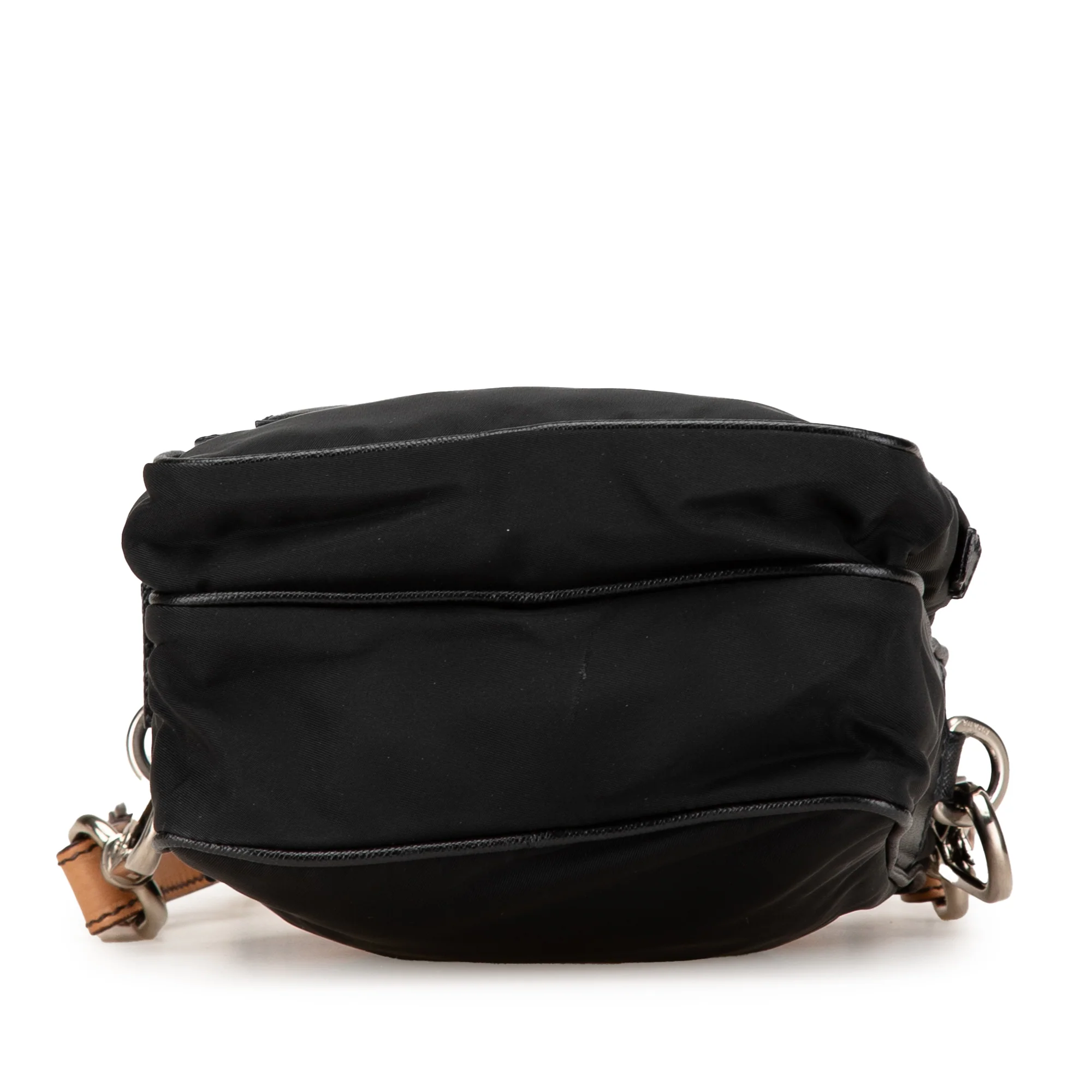 Prada | Pre-Owned Re-Nylon Shoulder Bag | Black - Image 7