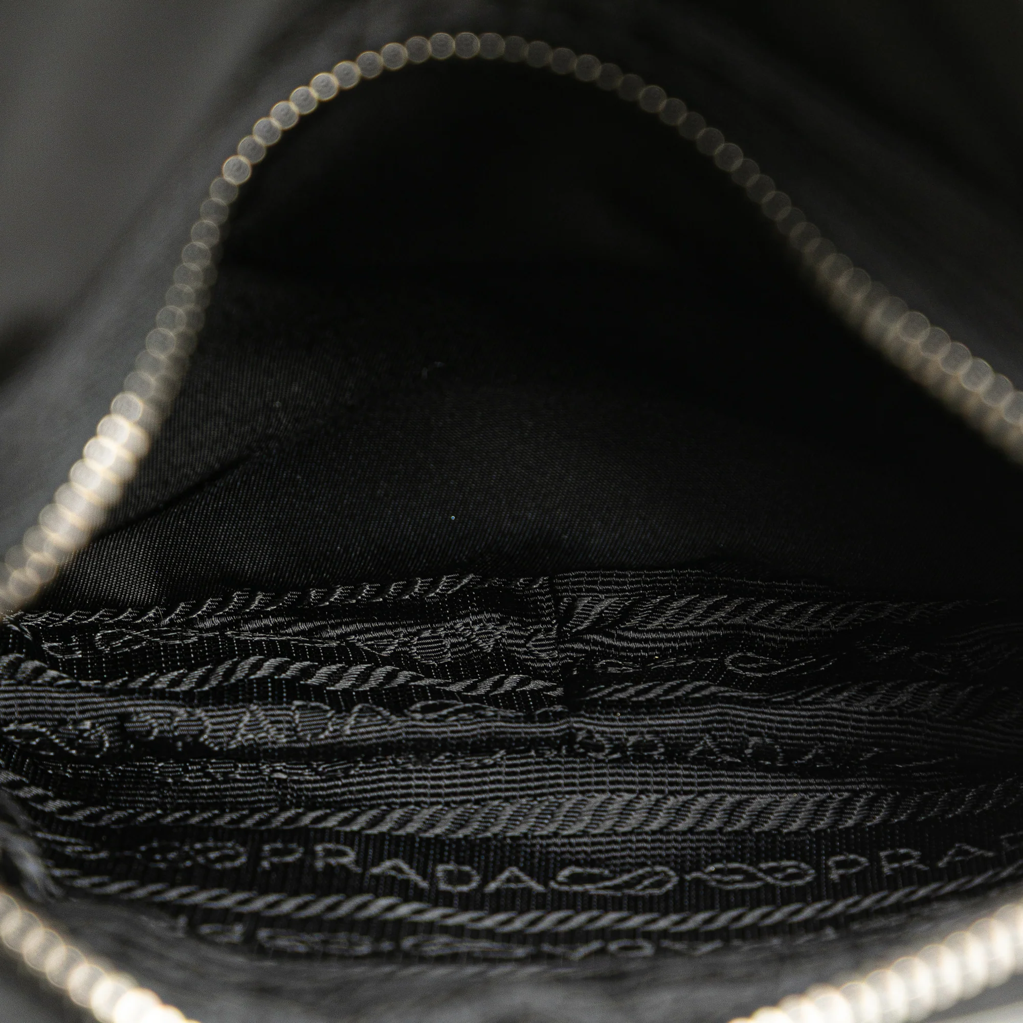 Prada | Pre-Owned Re-Nylon Shoulder Bag | Black - Image 8