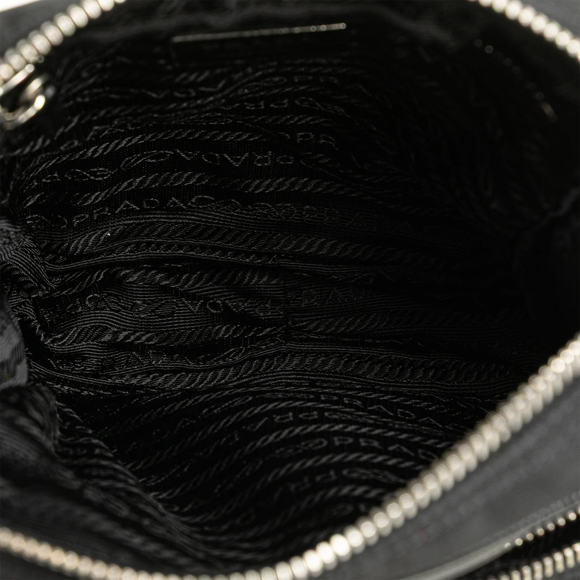 Prada | Pre-Owned Re-Nylon Shoulder Bag | Black - Image 9