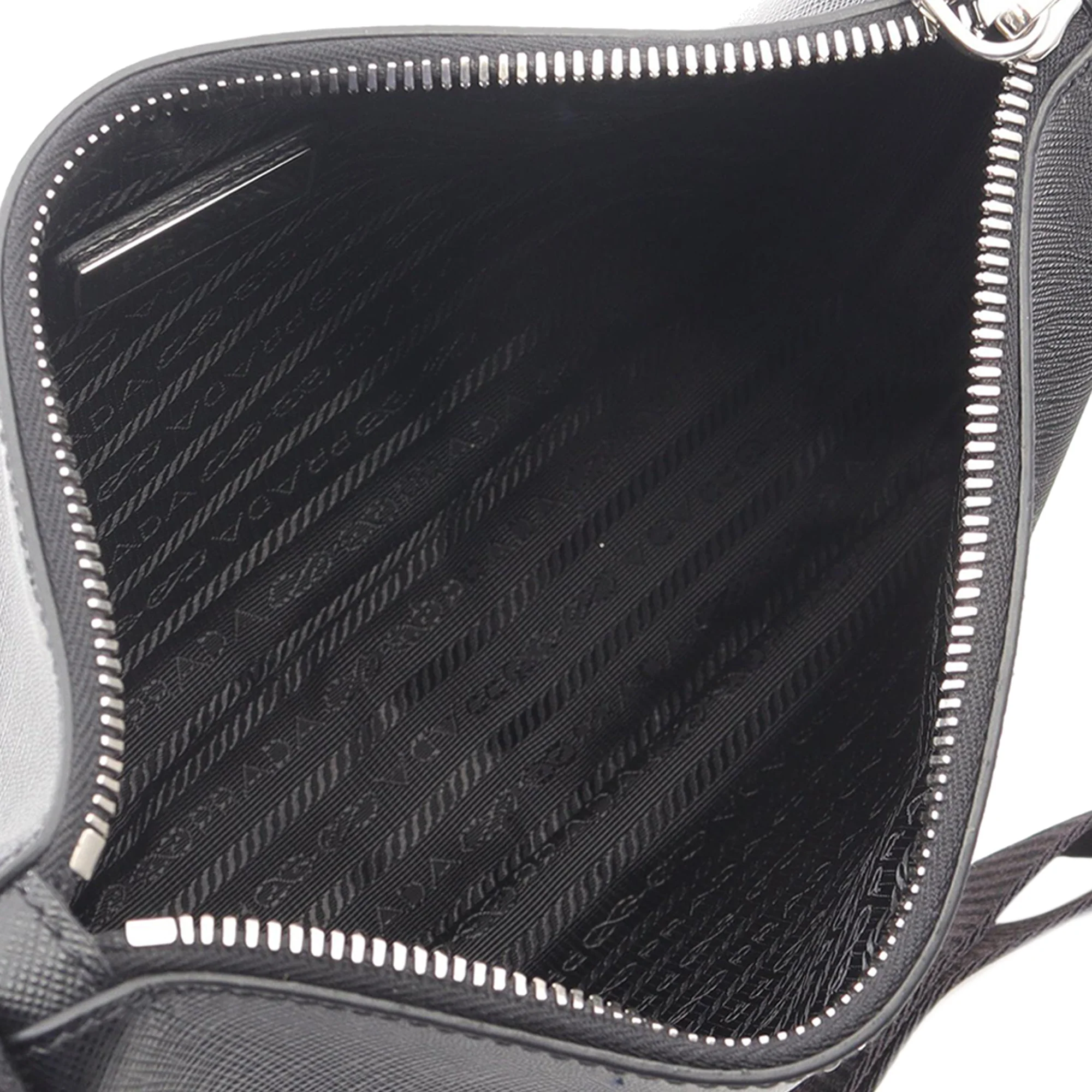 Prada | Pre-Owned Saffiano Shoulder Bag | Black - Image 3