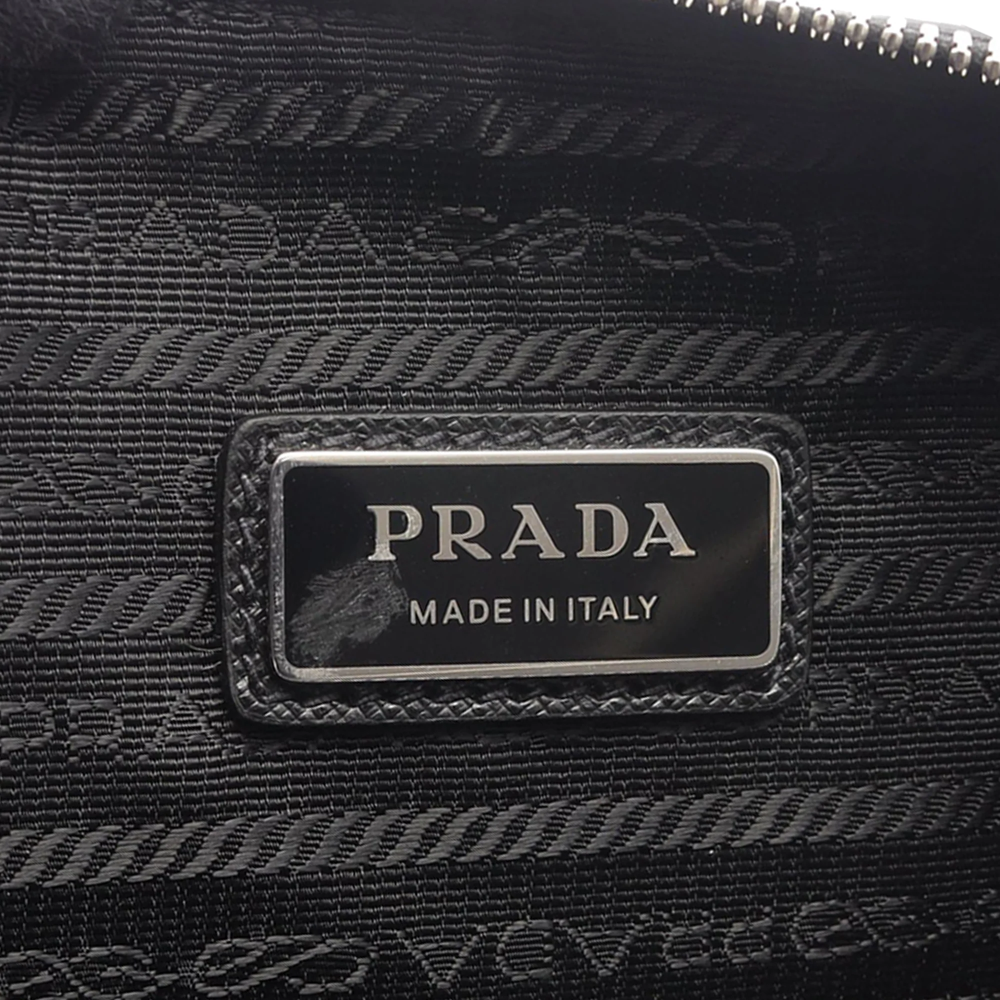 Prada | Pre-Owned Saffiano Shoulder Bag | Black - Image 4
