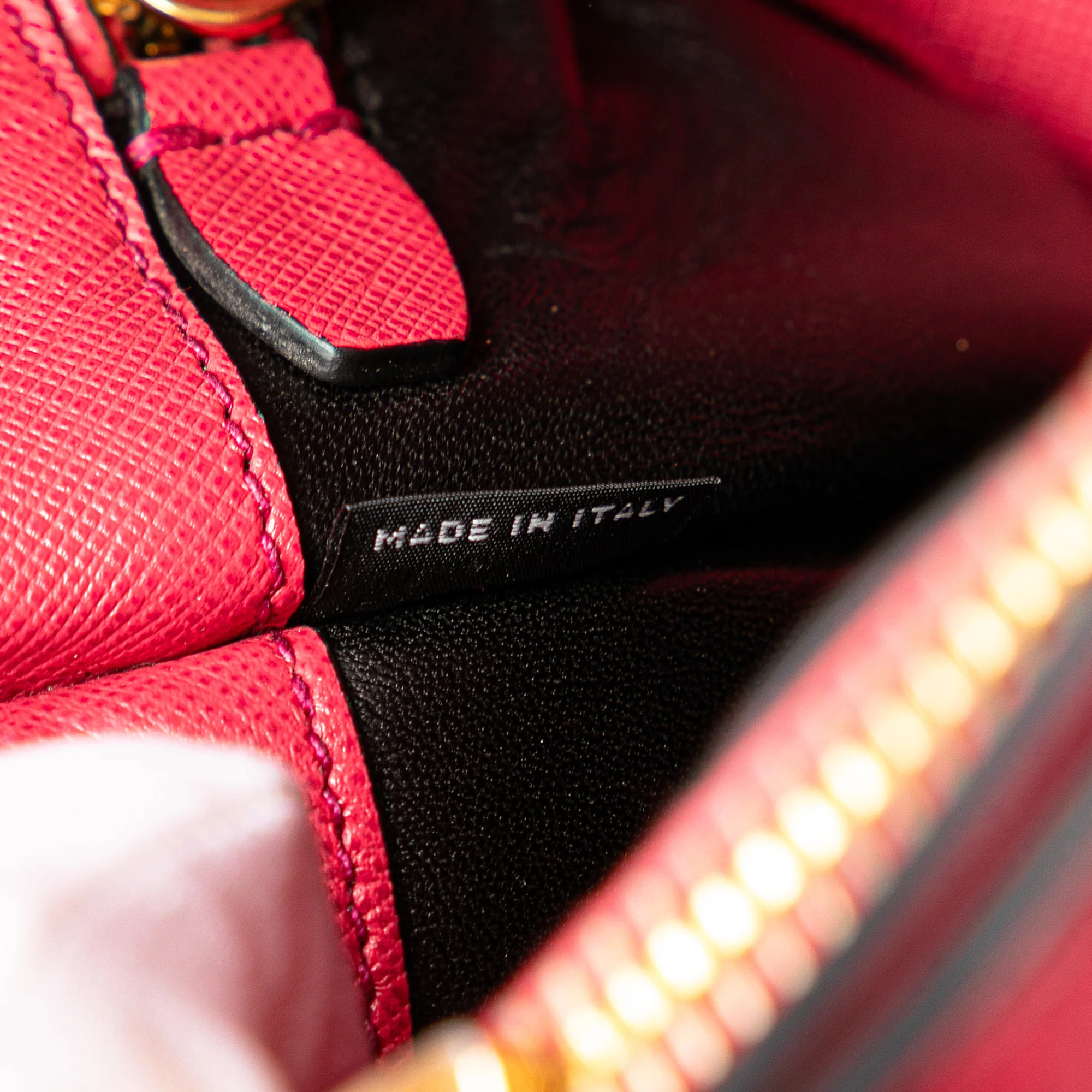 Prada | Pre-Owned Saffiano Soft Triple Pocket Tote | Pink - Image 11
