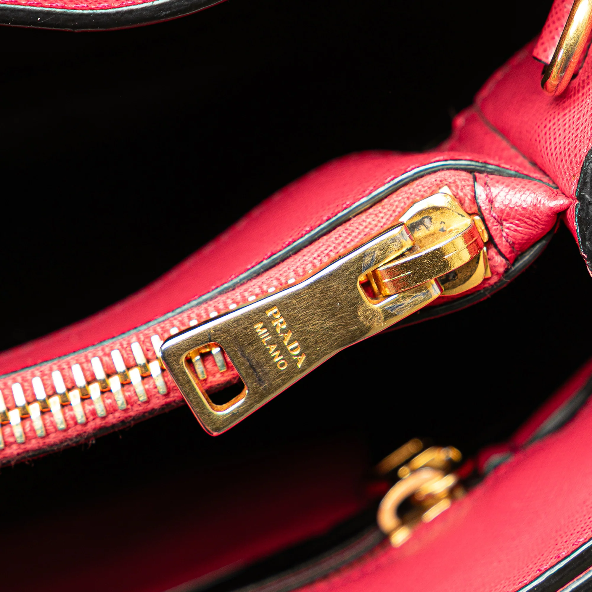 Prada | Pre-Owned Saffiano Soft Triple Pocket Tote | Pink - Image 13