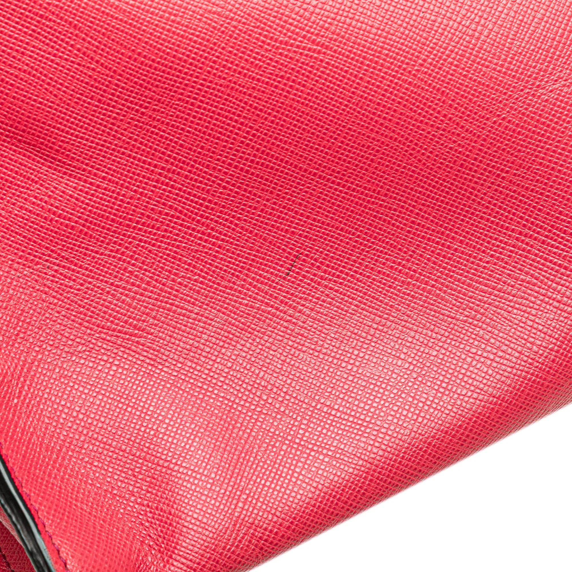 Prada | Pre-Owned Saffiano Soft Triple Pocket Tote | Pink - Image 3