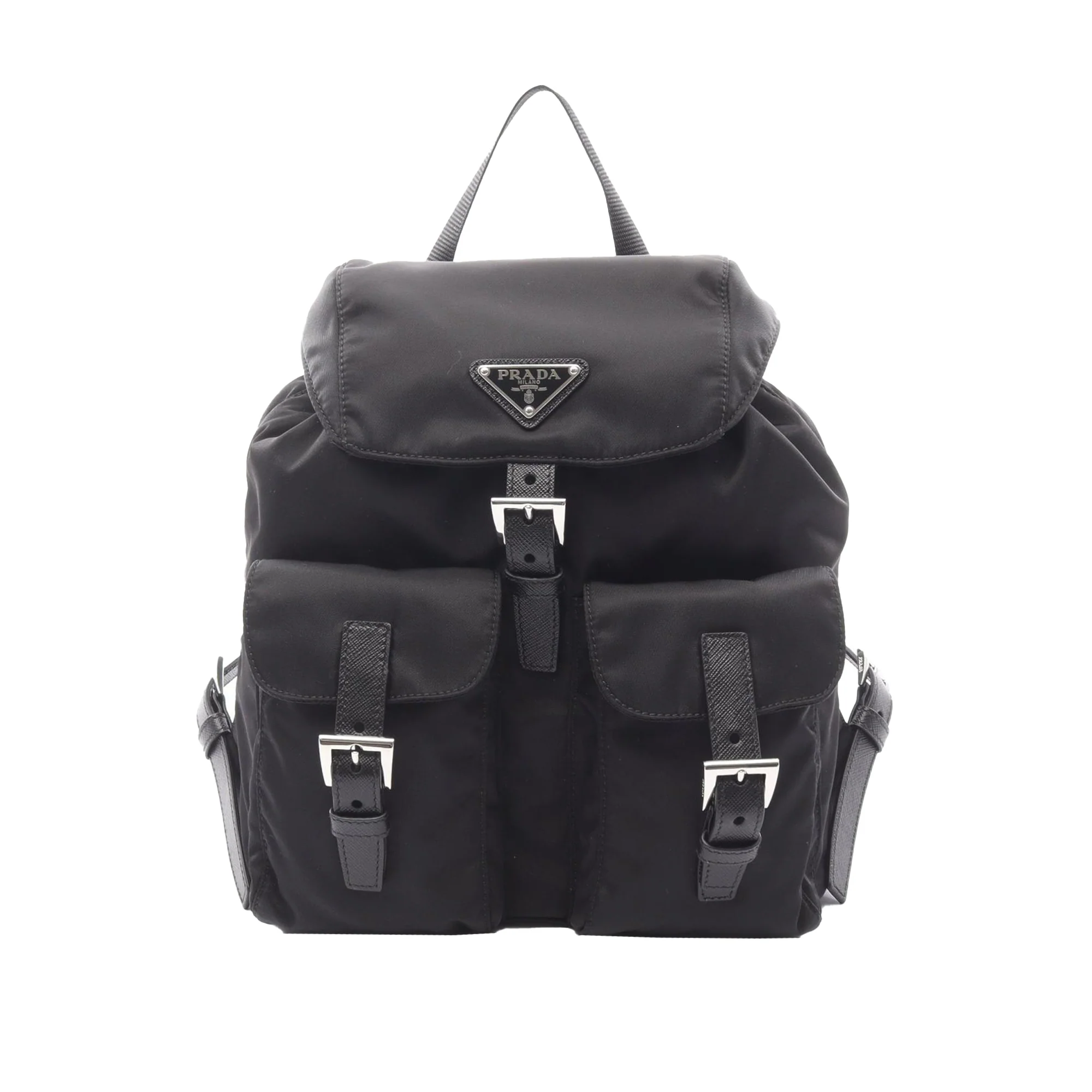 Prada | Pre-Owned Tessuto Backpack - II | Black