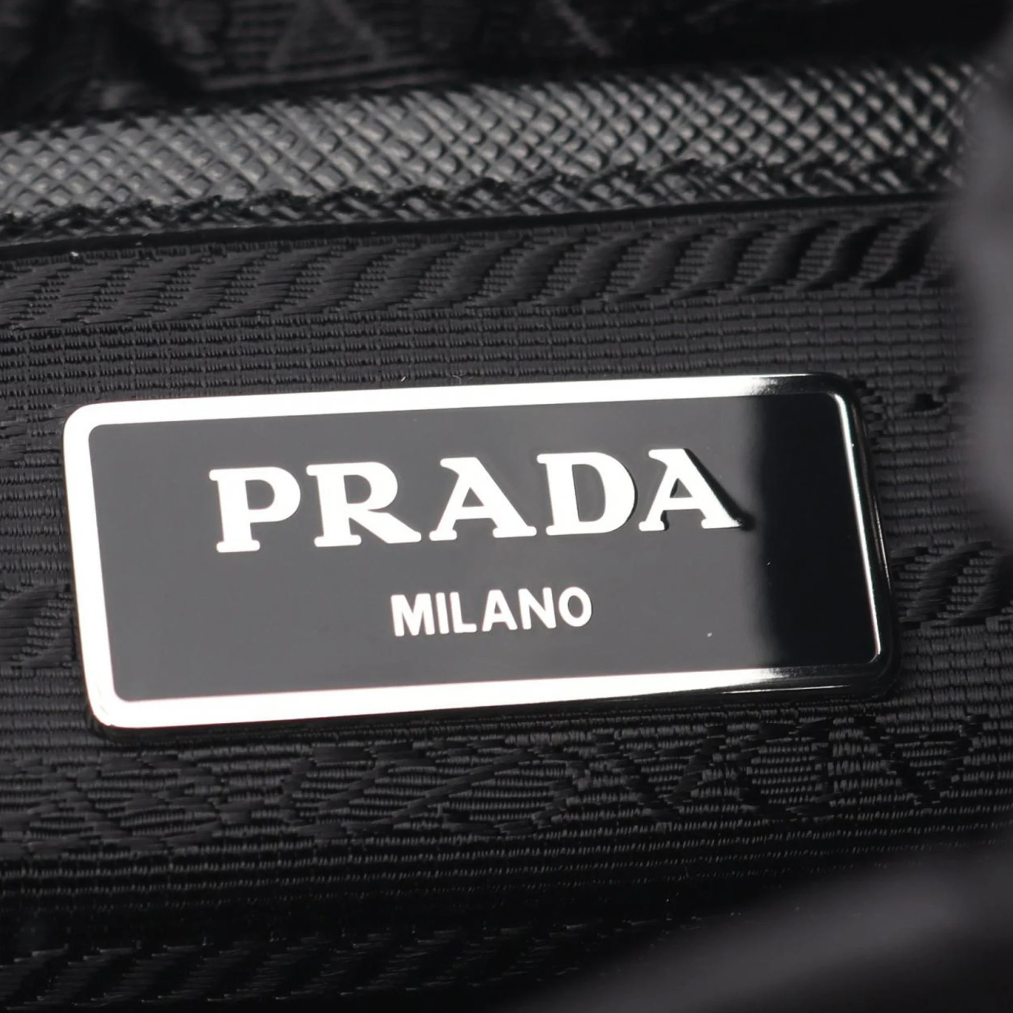 Prada | Pre-Owned Tessuto Backpack - II | Black - Image 4