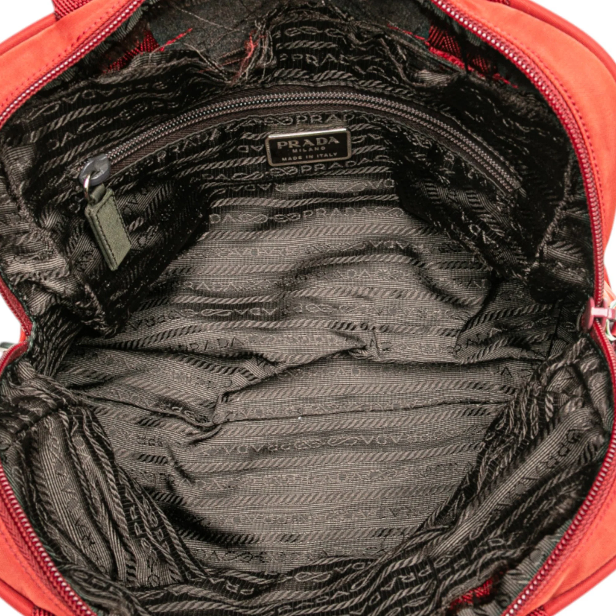 Prada | Pre-Owned Tessuto Handbag | Red - Image 6