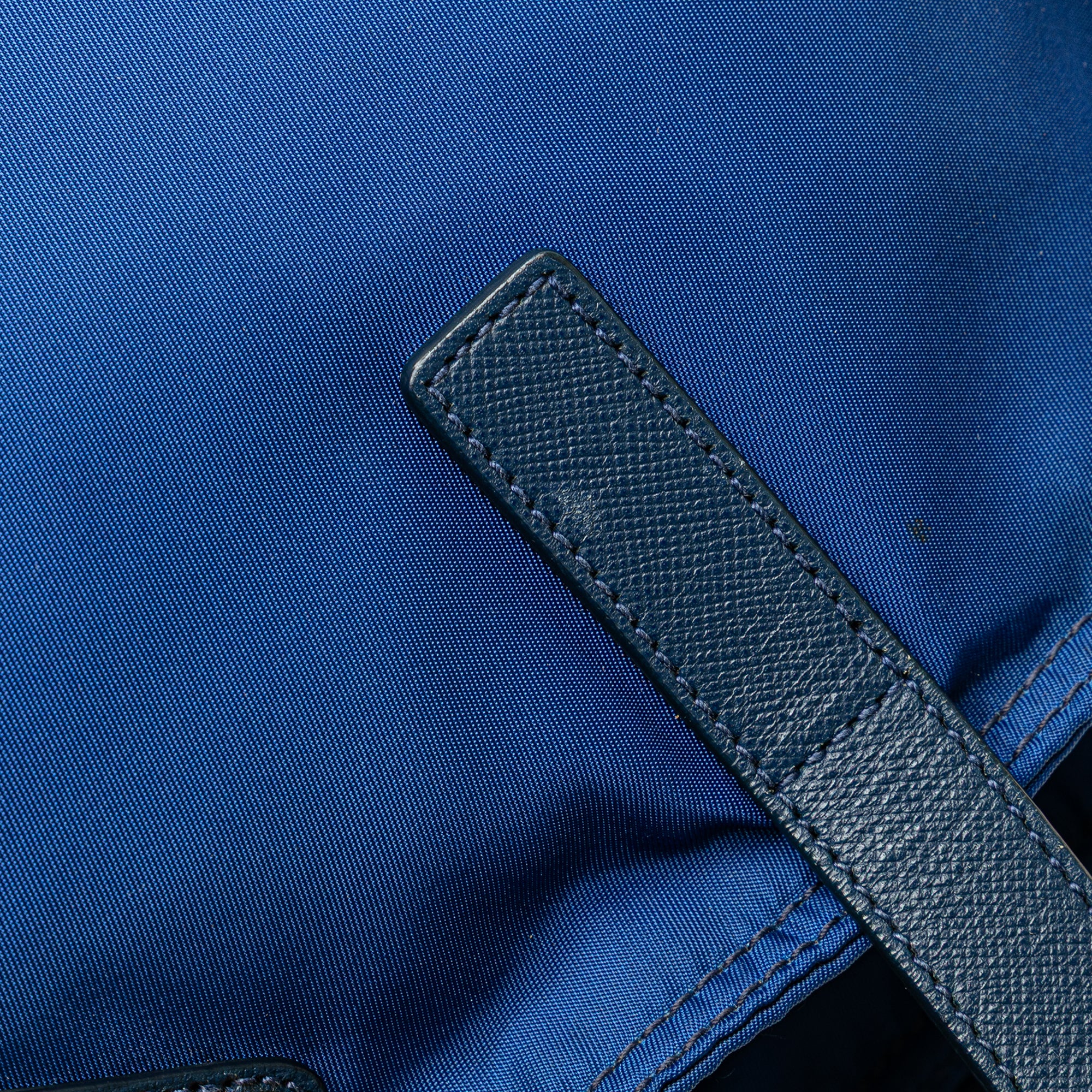 Prada | Pre-Owned Tessuto Satchel | Blue - Image 4
