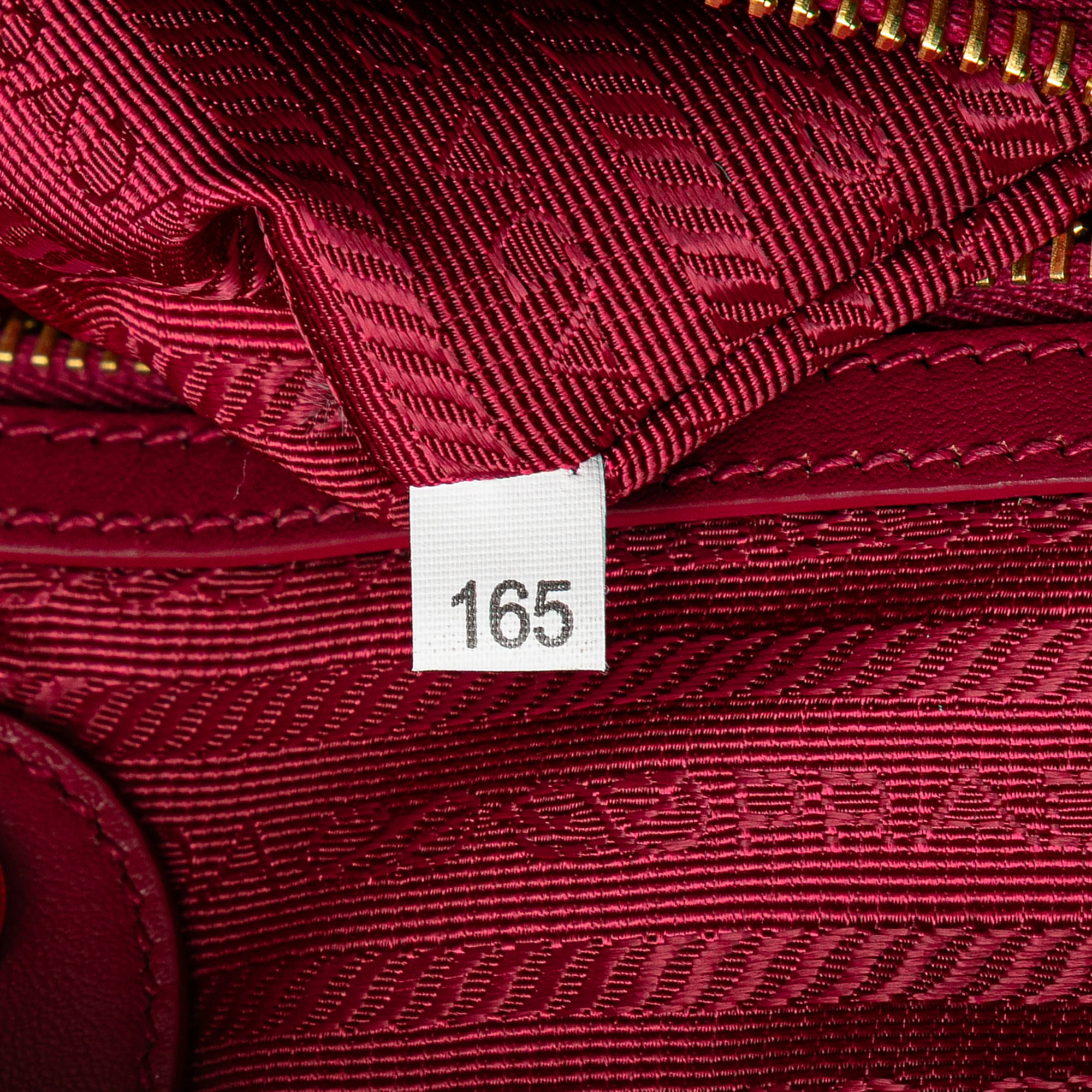 Prada | Pre-Owned Tessuto Satchel | Pink/Hot Pink - Image 11