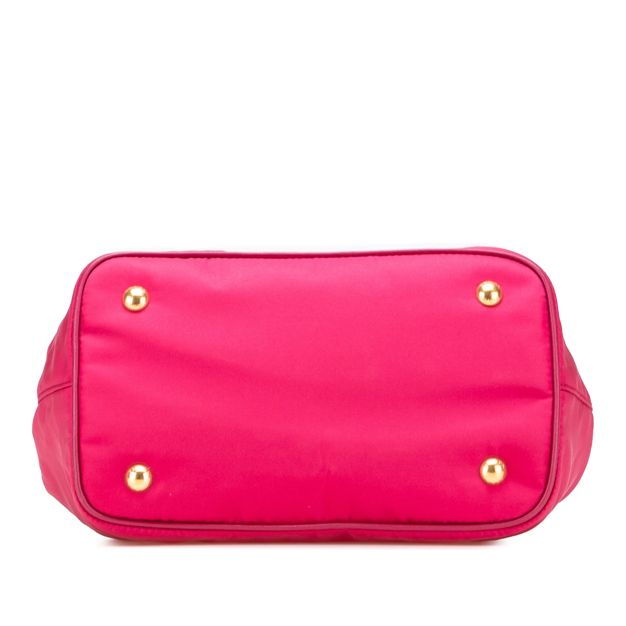 Prada | Pre-Owned Tessuto Satchel | Pink/Hot Pink - Image 7