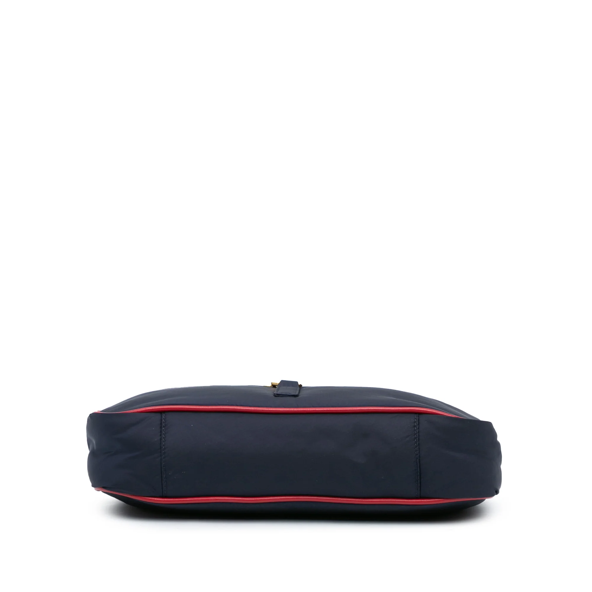 Saint Laurent | Pre-Owned Nylon Le 5 a 7 | Blue/Navy - Image 3