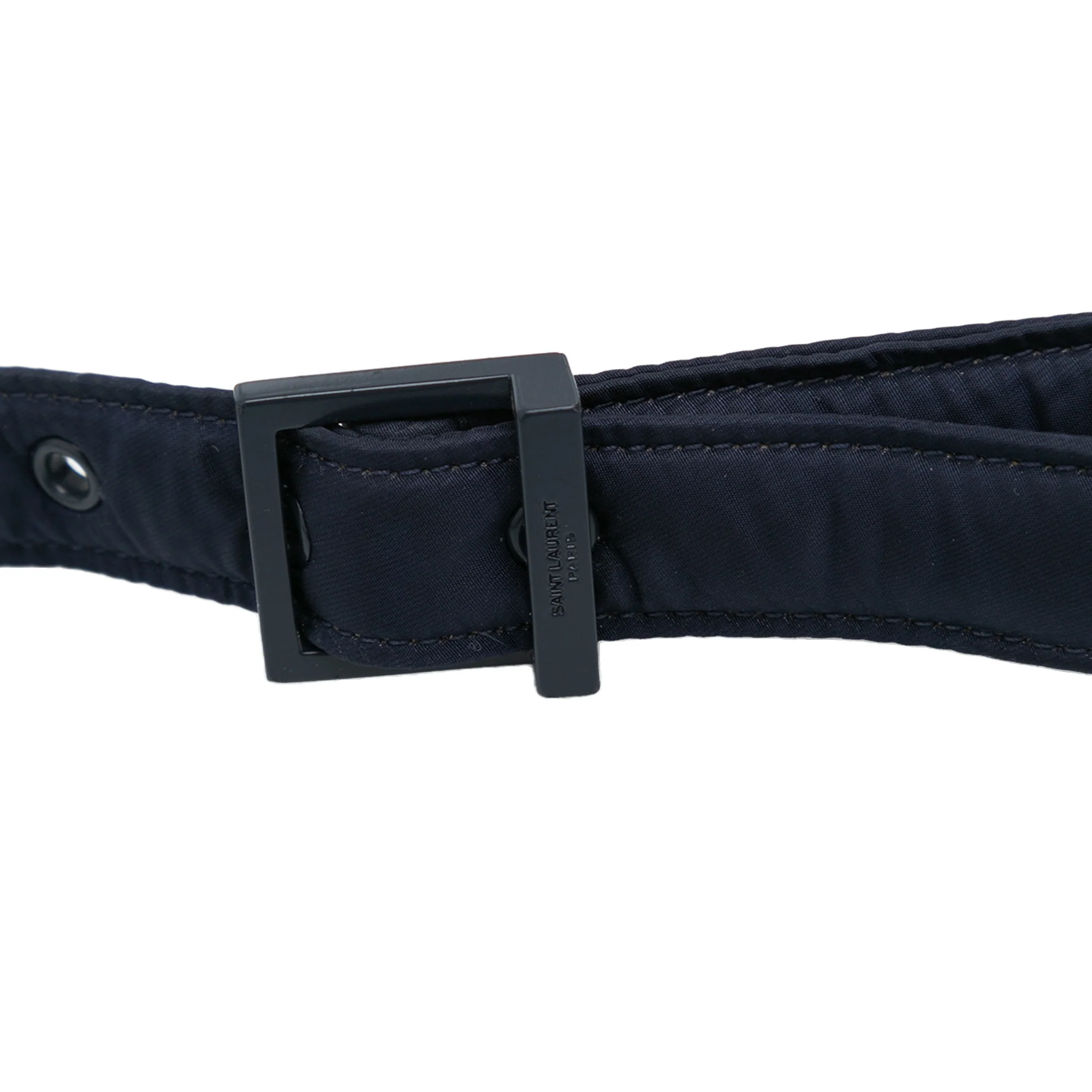 Saint Laurent | Pre-Owned Nylon Le 5 a 7 | Blue/Navy - Image 7