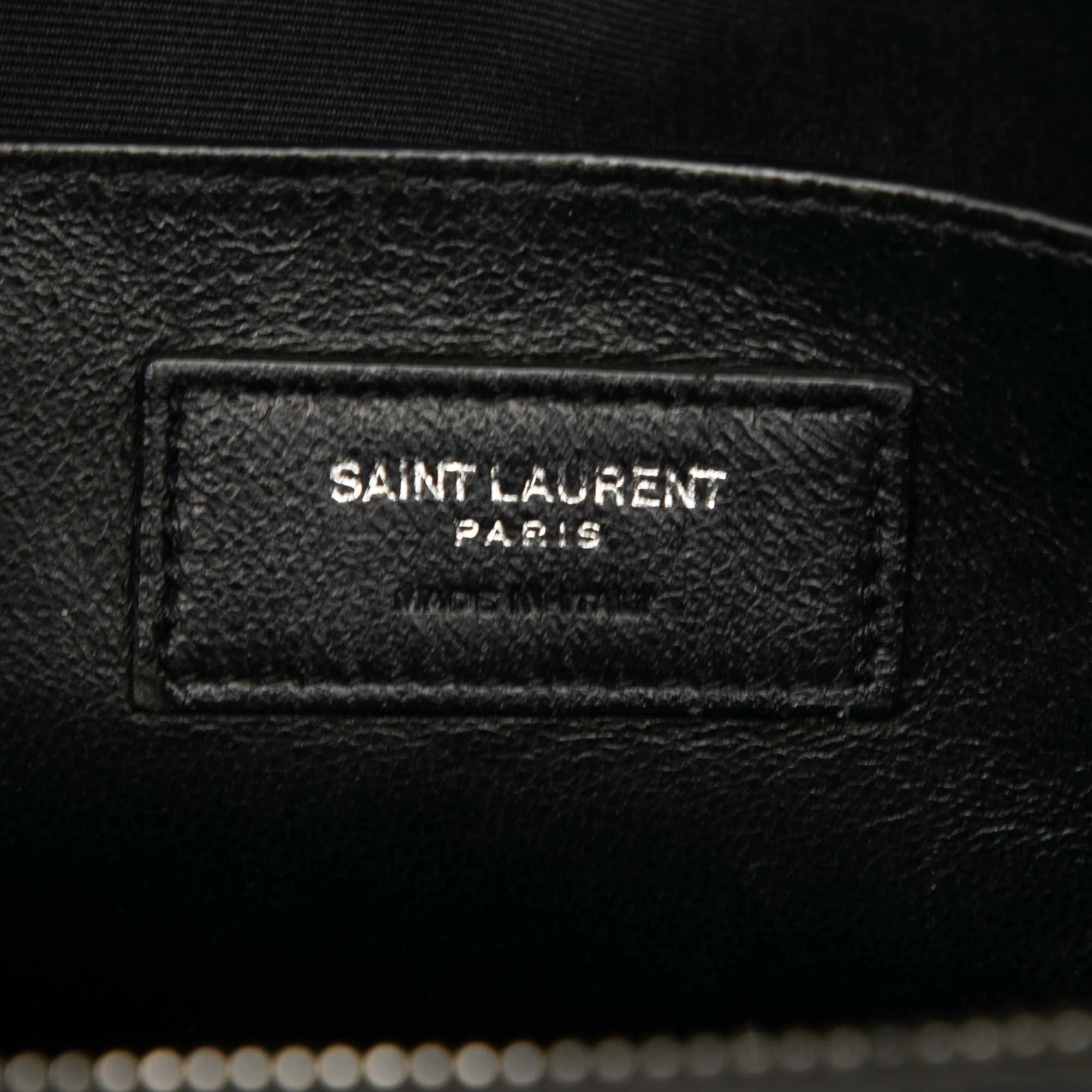 Saint Laurent | Pre-Owned Small Canvas Uptown Satchel | White - Image 5