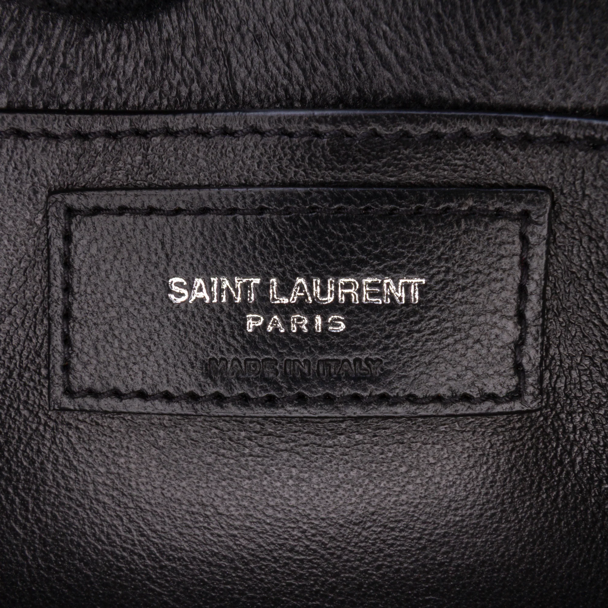 Saint Laurent | Pre-Owned Small Leather Solferino Satchel In Box | Blue - Image 6
