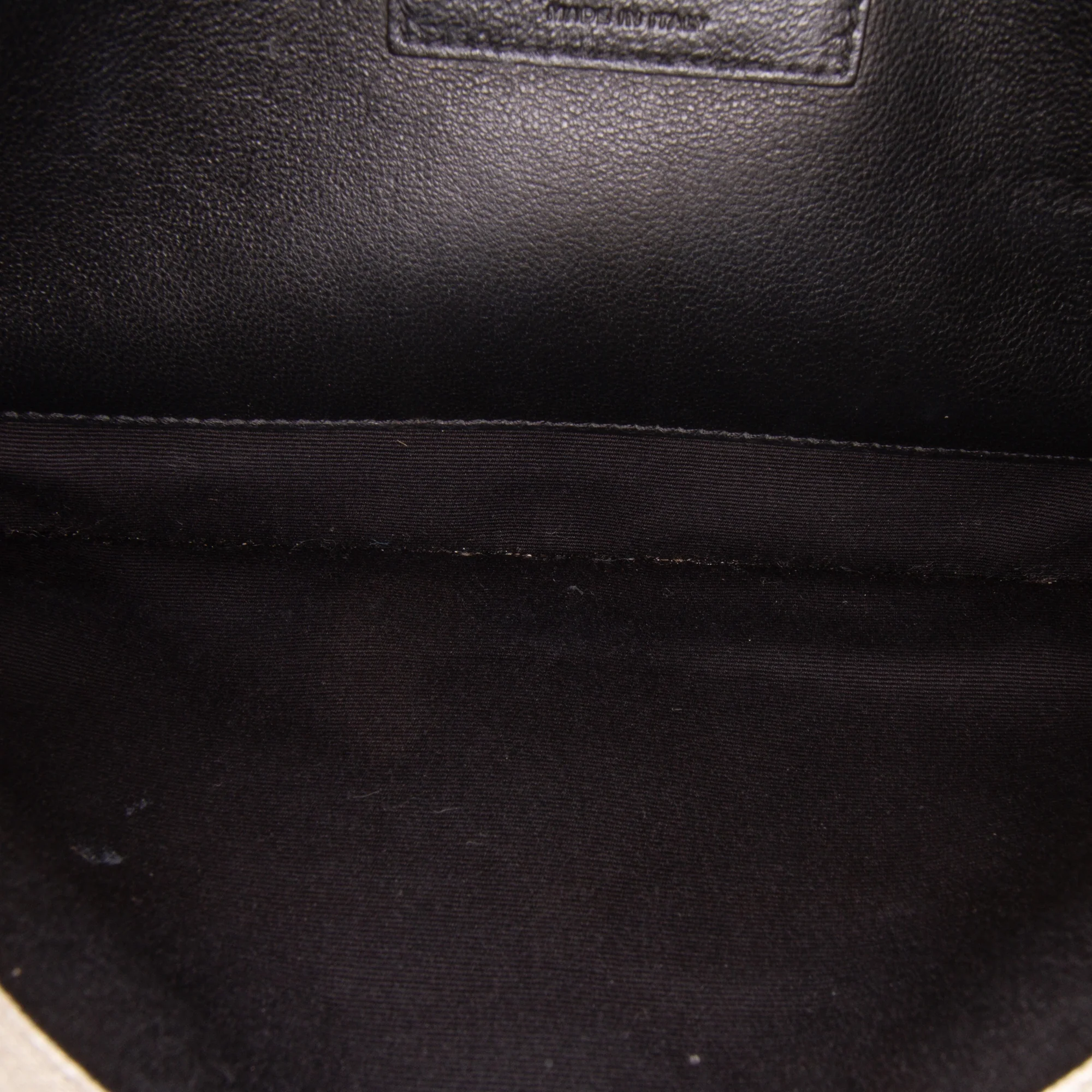 Saint Laurent | Pre-Owned Small Quilted Lambskin Becky Chain Shoulder Bag | White/Ivory - Image 8