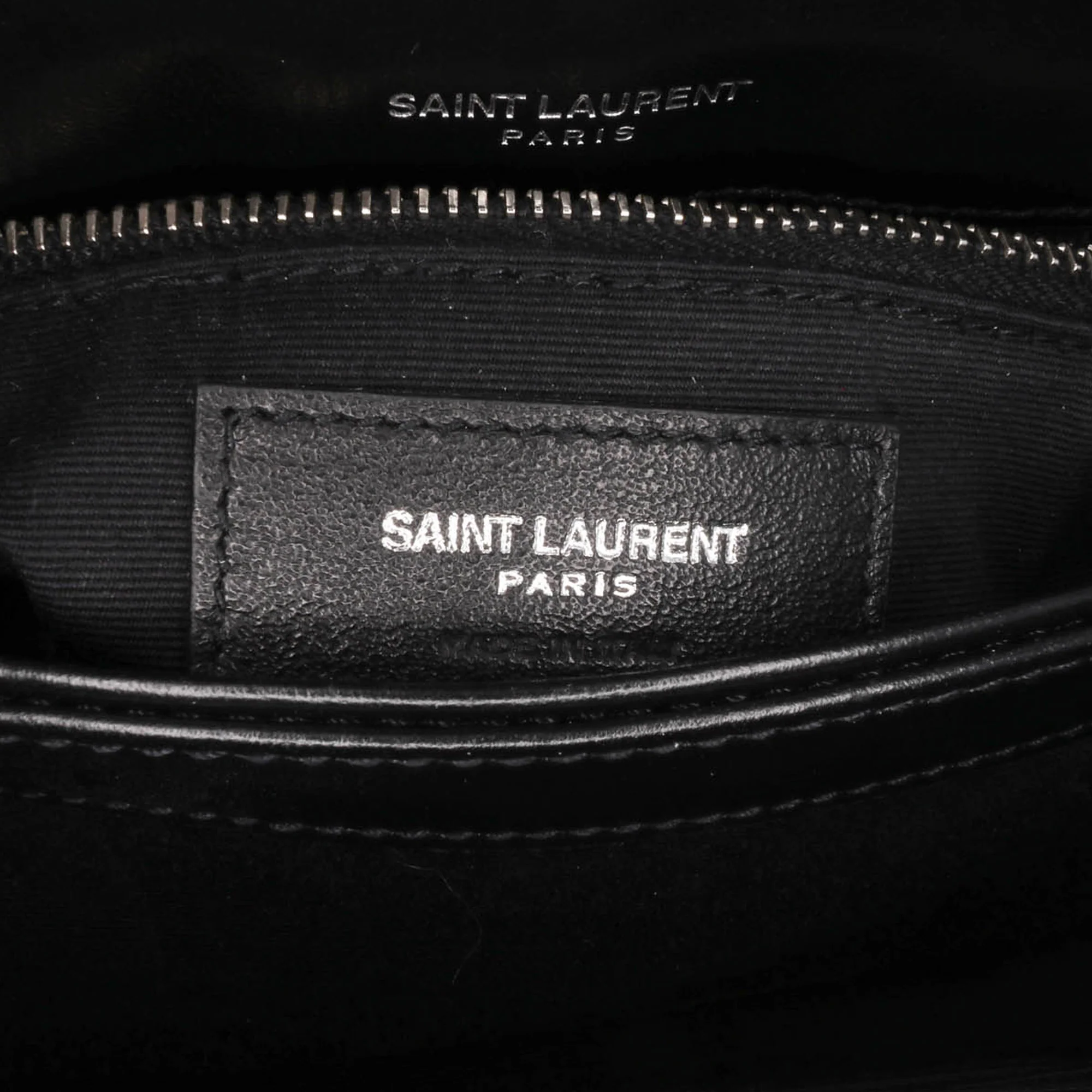 Saint Laurent | Pre-Owned Toy Matelasse Cotton Bandana Print Monogram LouLou Crossbody | Black - Image 10