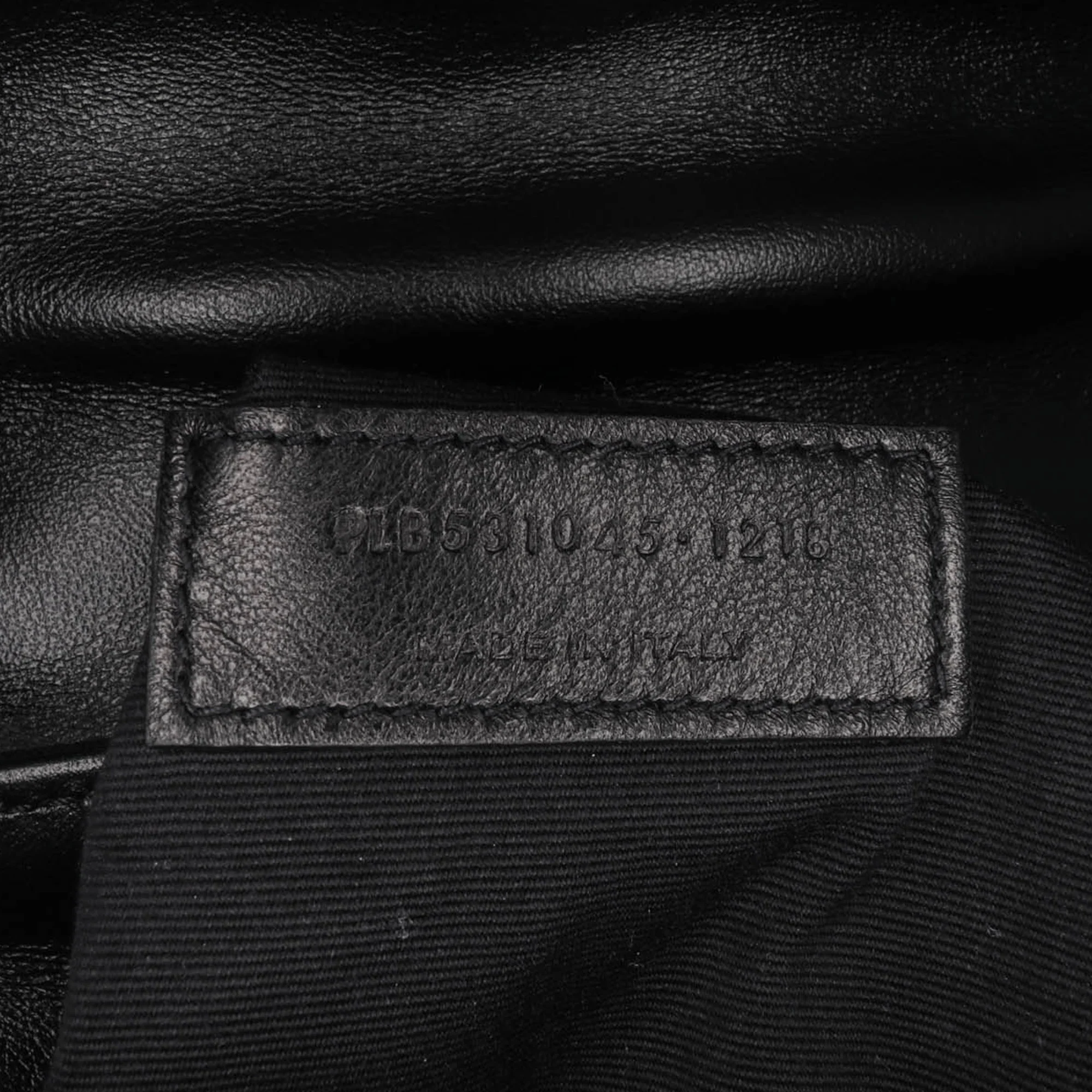 Saint Laurent | Pre-Owned Toy Matelasse Cotton Bandana Print Monogram LouLou Crossbody | Black - Image 11