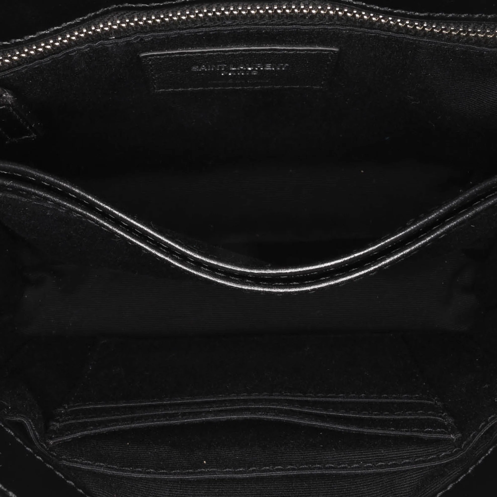 Saint Laurent | Pre-Owned Toy Matelasse Cotton Bandana Print Monogram LouLou Crossbody | Black - Image 7