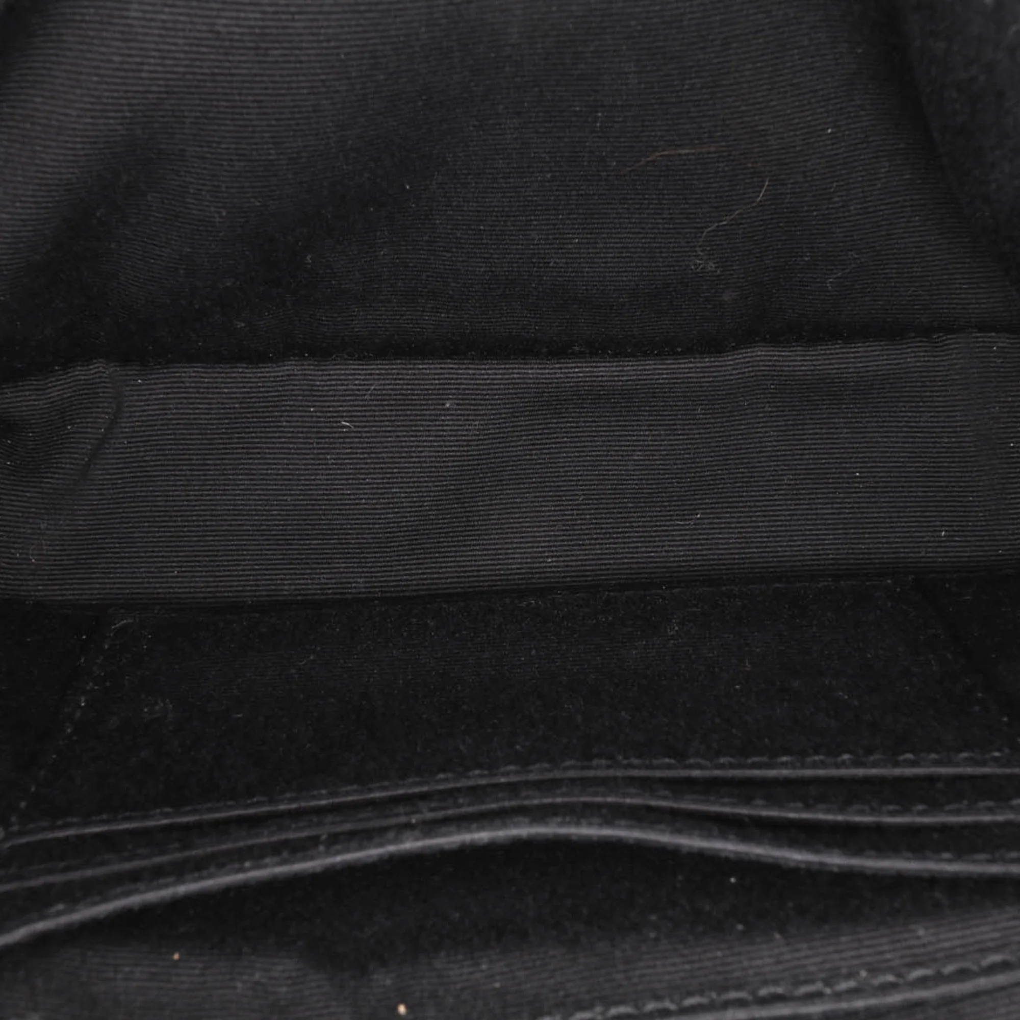 Saint Laurent | Pre-Owned Toy Matelasse Cotton Bandana Print Monogram LouLou Crossbody | Black - Image 8