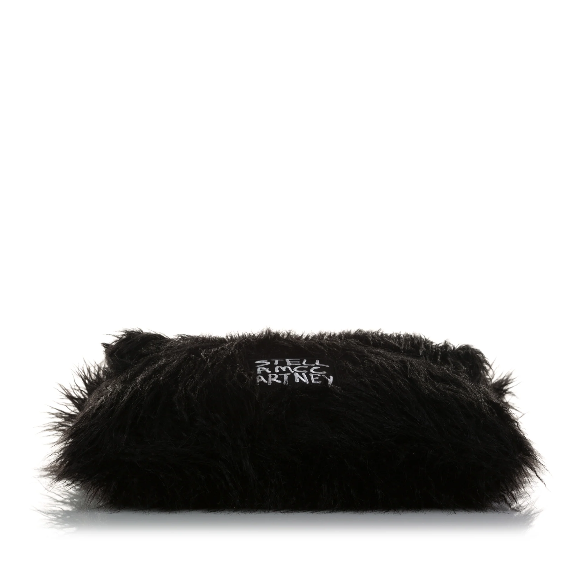 Stella McCartney | Pre-Owned x Ed Curtis Faux Fur Shoulder Bag | Black - Image 7