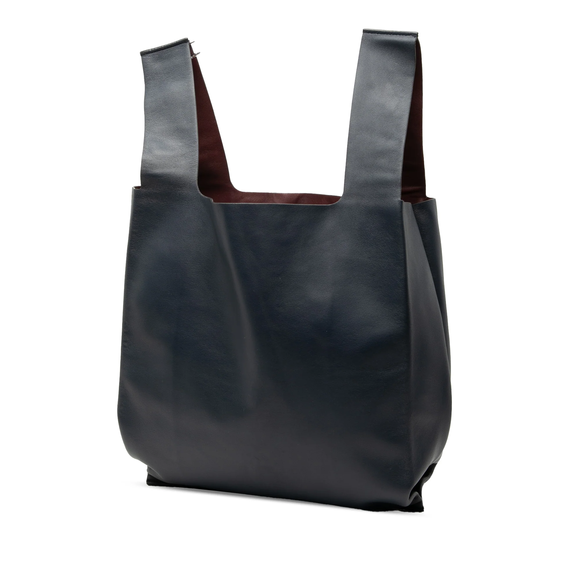 Valentino | Pre-Owned Reversible Leather Shopper Tote | Black - Image 2