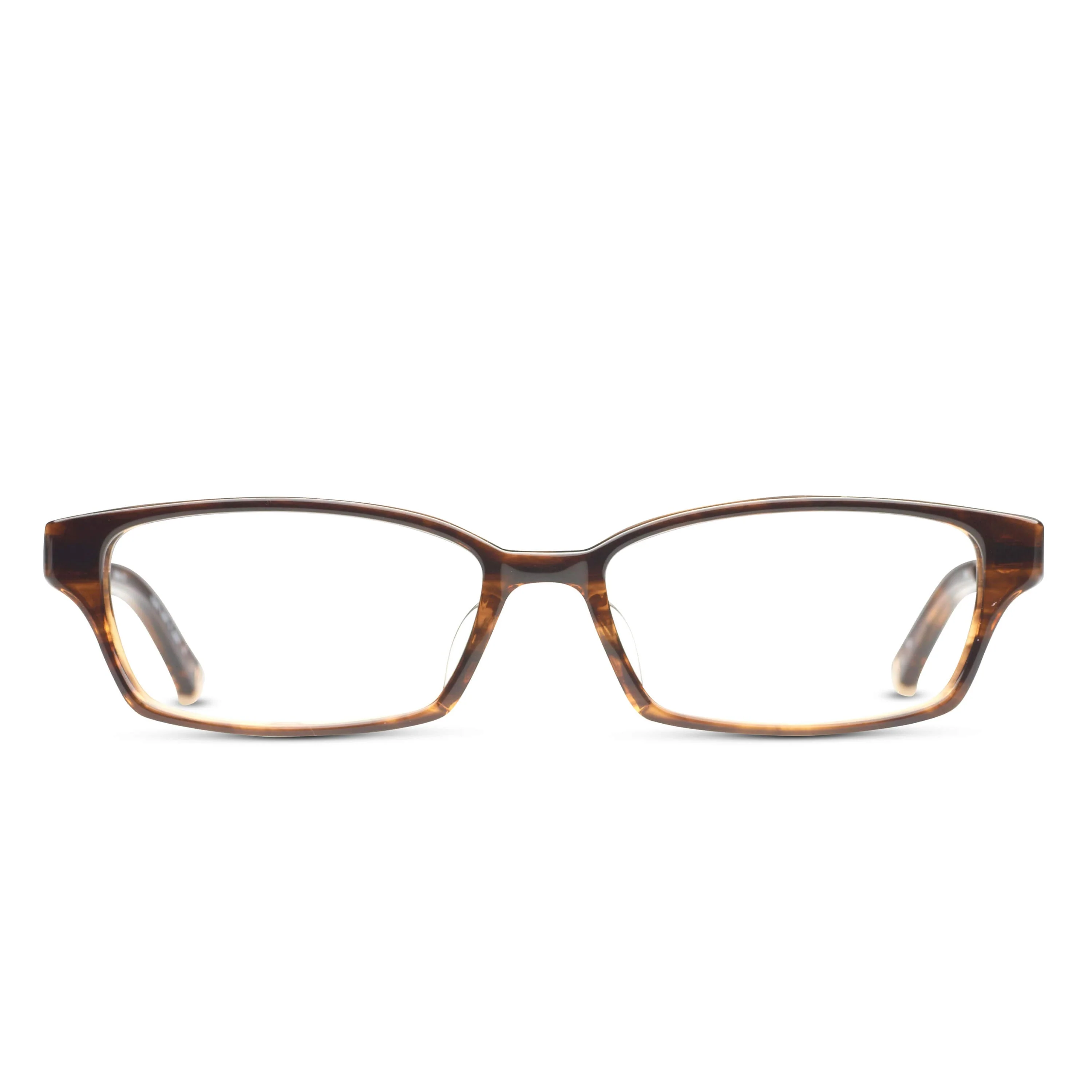 Unisex | M2003 Rectangle Optical | Brown | Clear Lens | 54MM