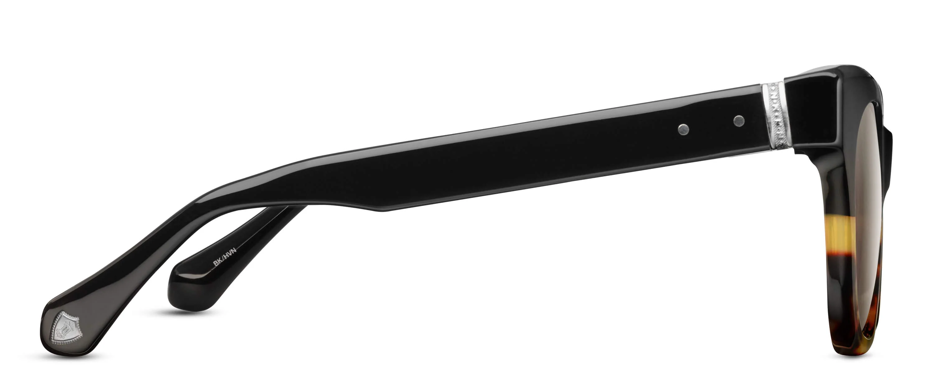 Womens | M1022 Cat Eye Sunglass | Black/Havana | Brown Gradient Lenses | 49MM - Image 2