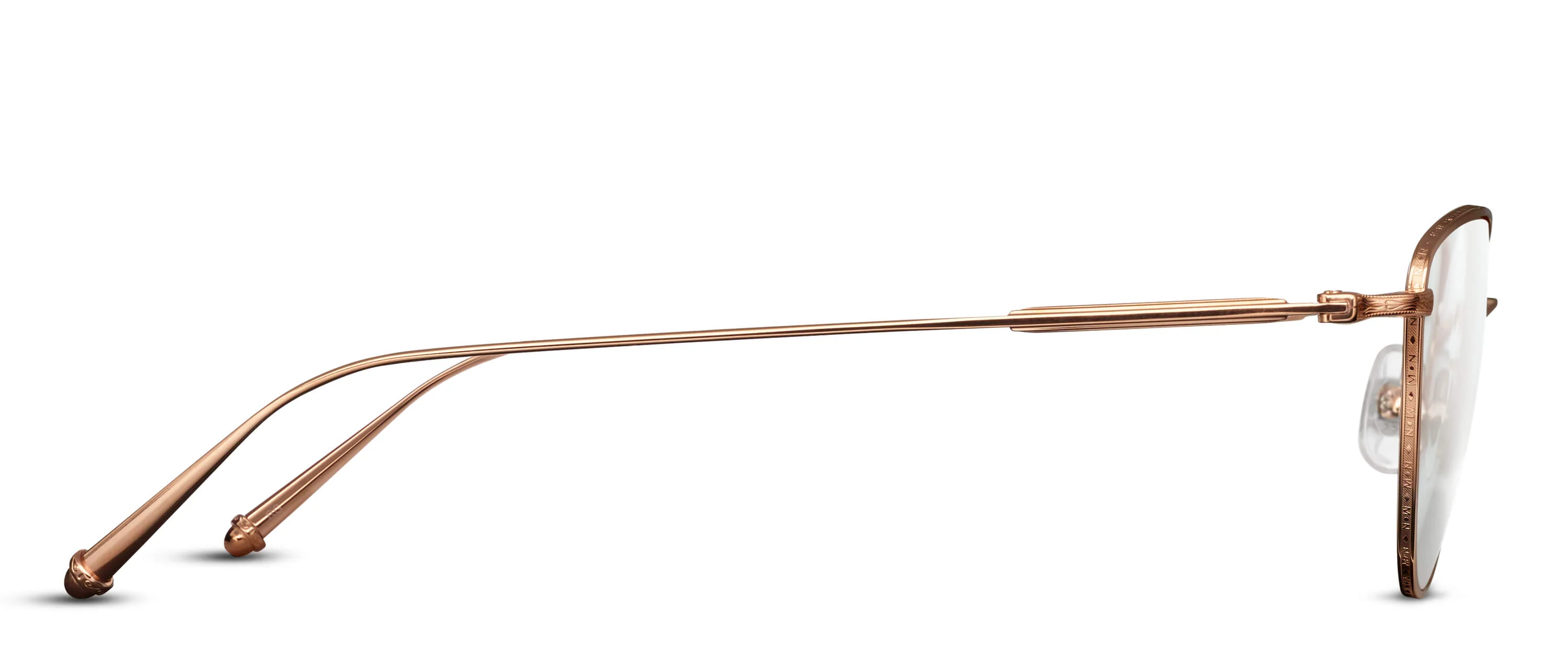 Womens | M3091 Cat Eye Optical Glass | Rose Gold | Clear | 52MM - Image 2