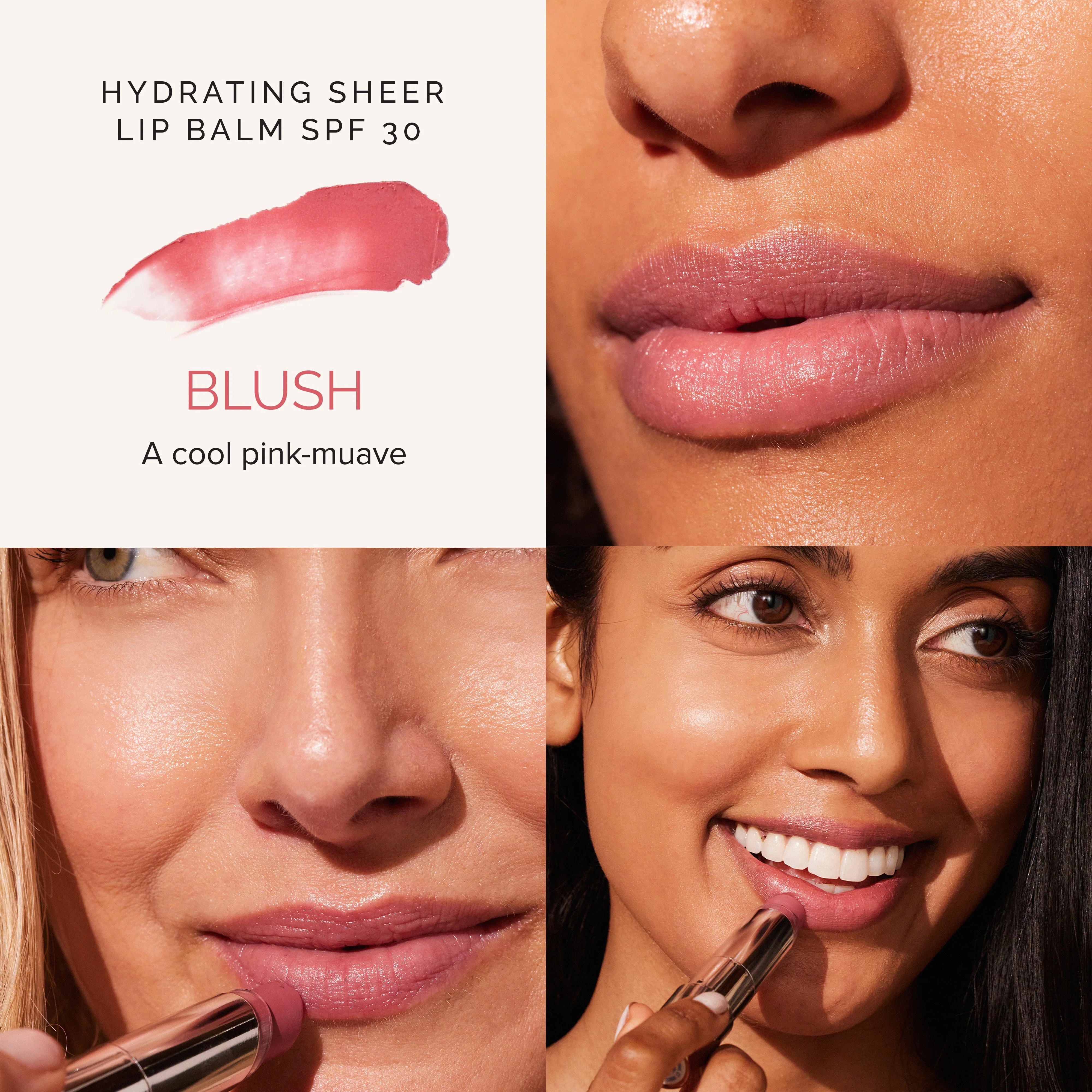 Hydrating Sheer Lip Balm SPF 30 | Blush - Image 4