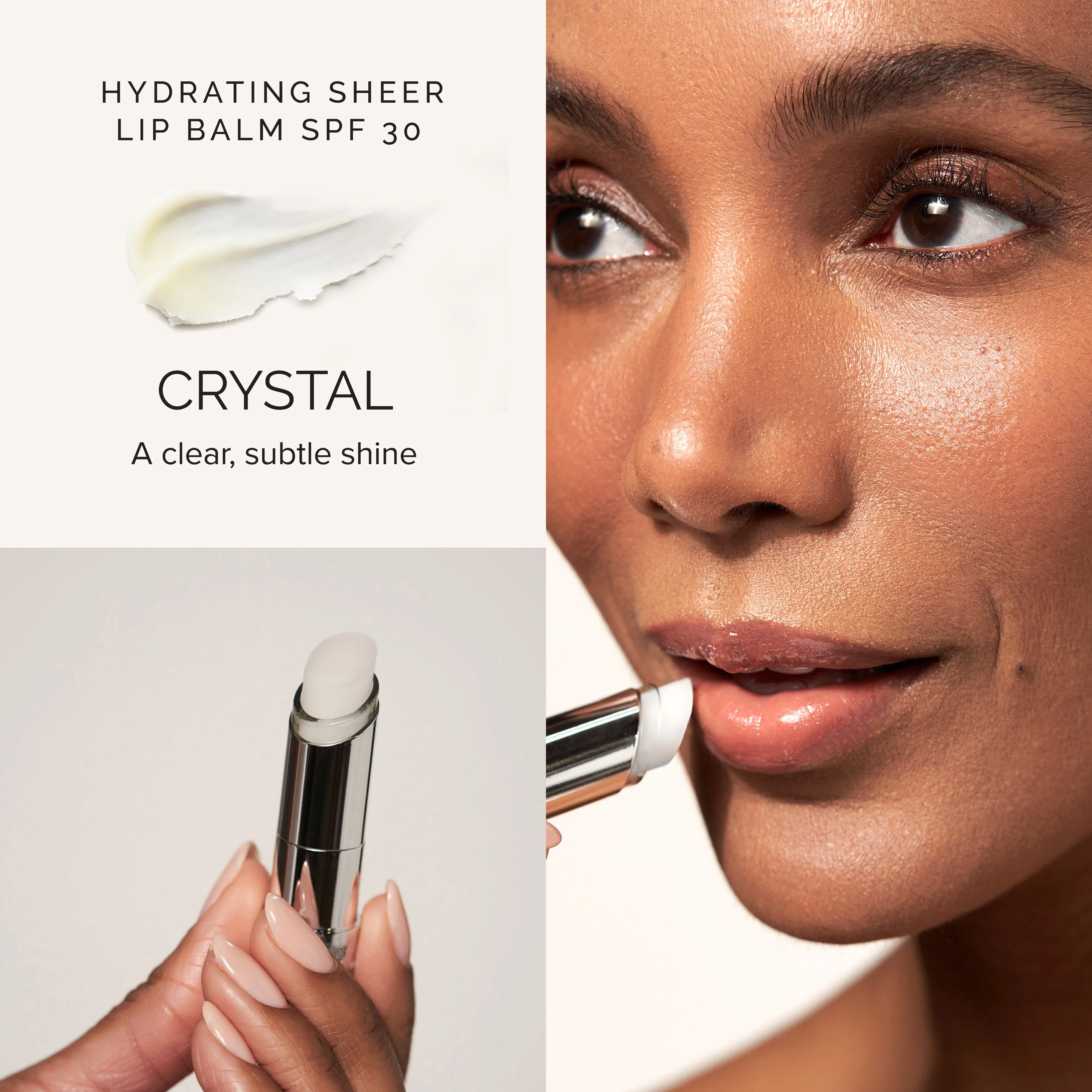Hydrating Sheer Lip Balm SPF 30 | Crystal - Image 4