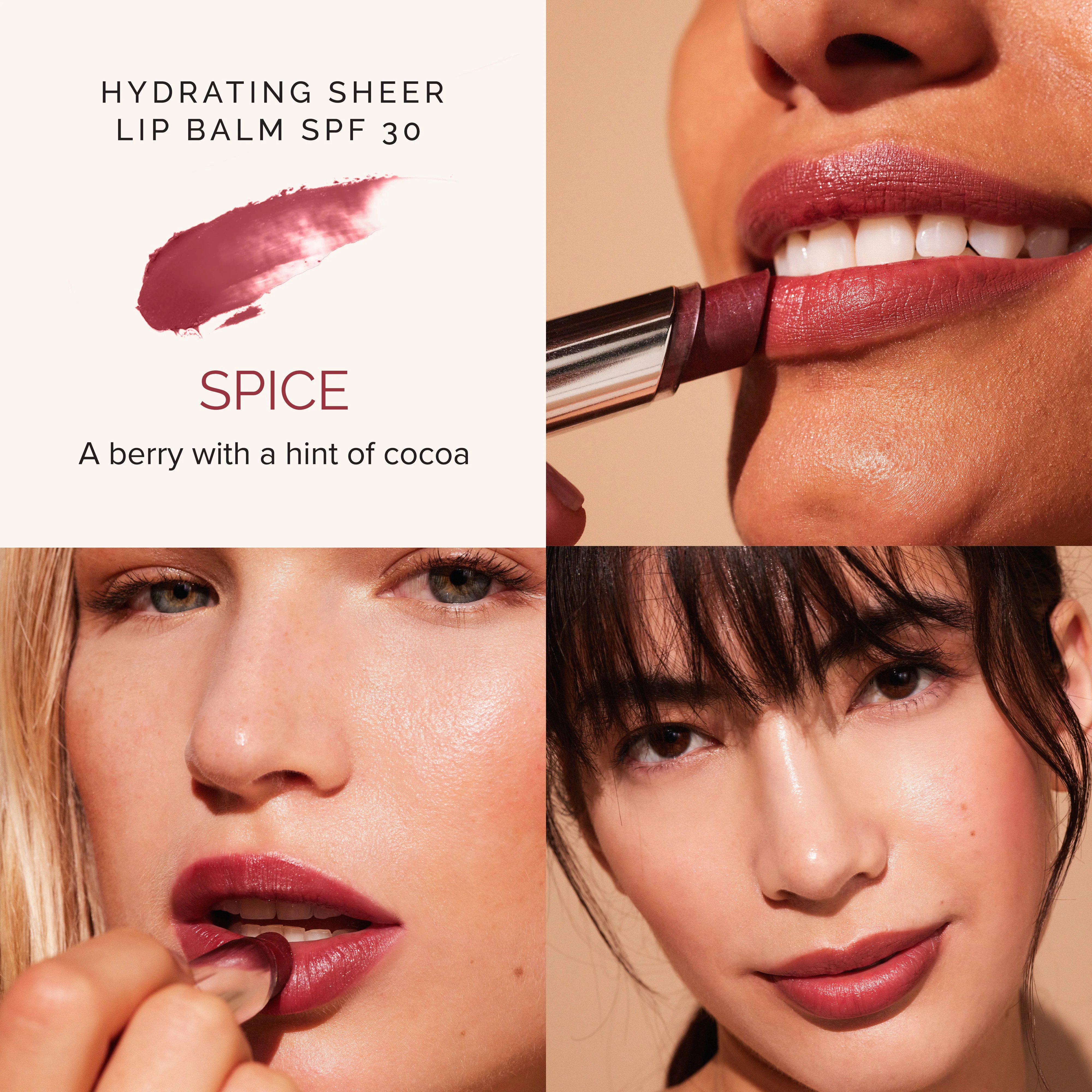 Hydrating Sheer Lip Balm SPF 30 | Spice - Image 4