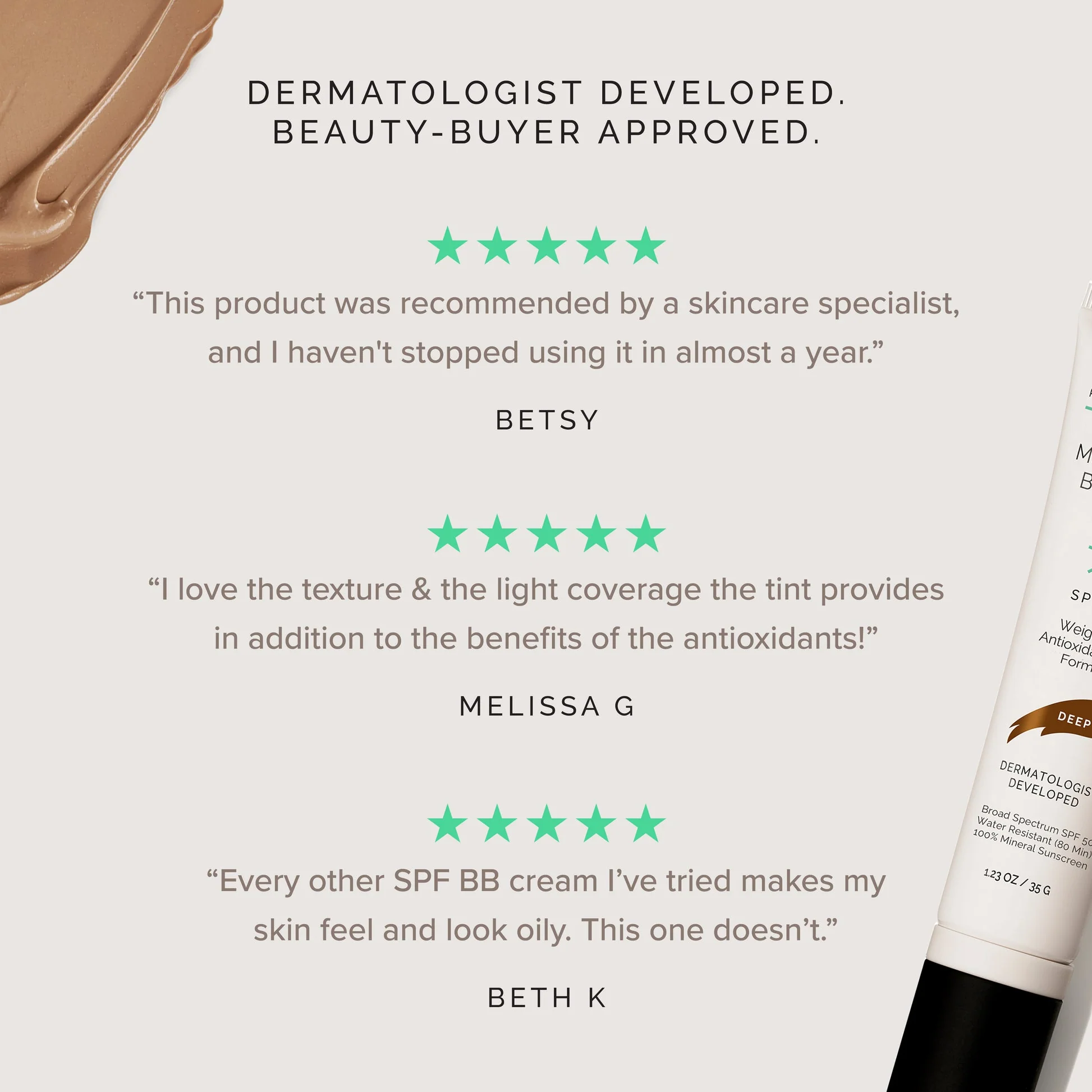 MD Mineral BB Crème SPF 50 | Deep - Image 5