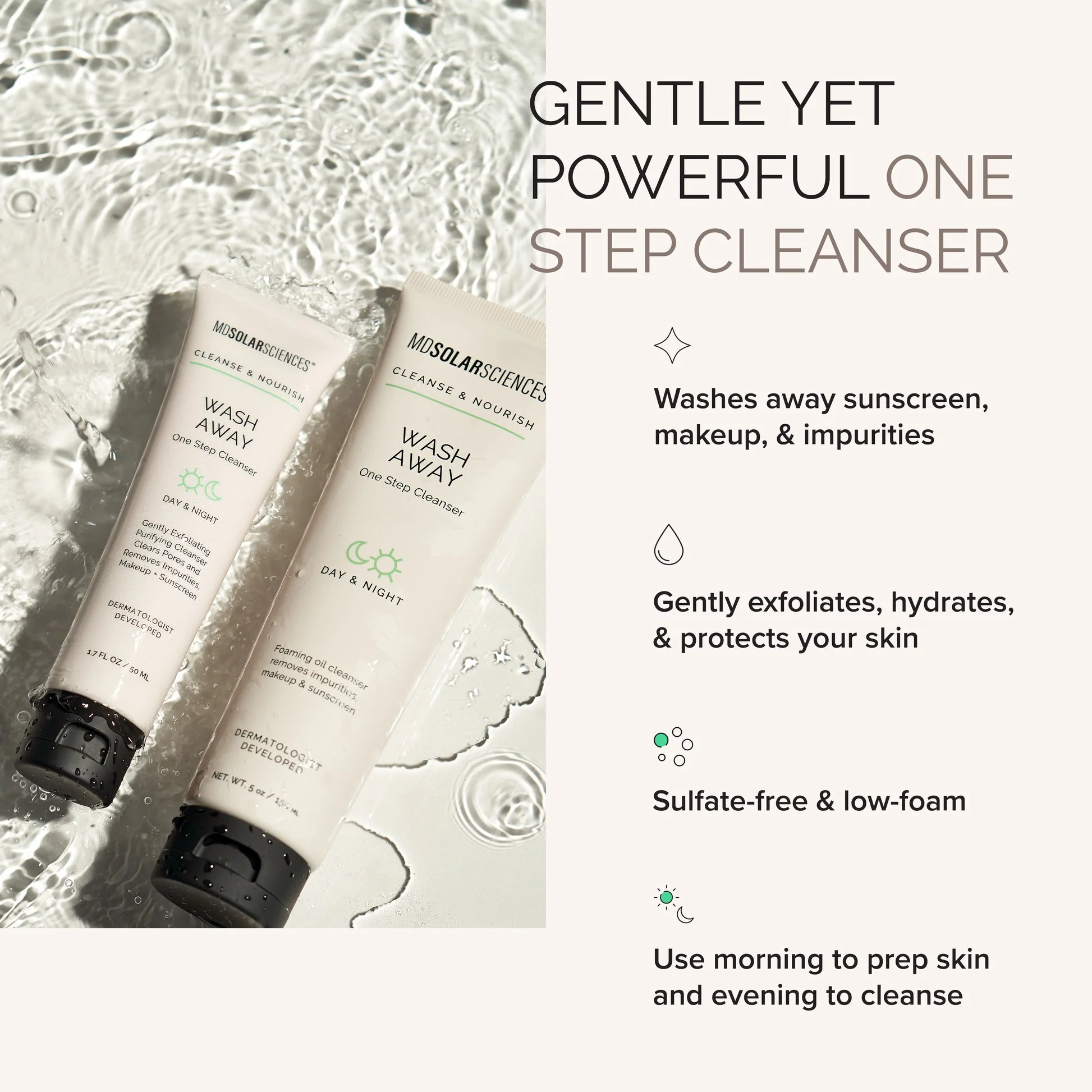 Wash Away One Step Cleanser | 5 oz / 150 ml - Image 5