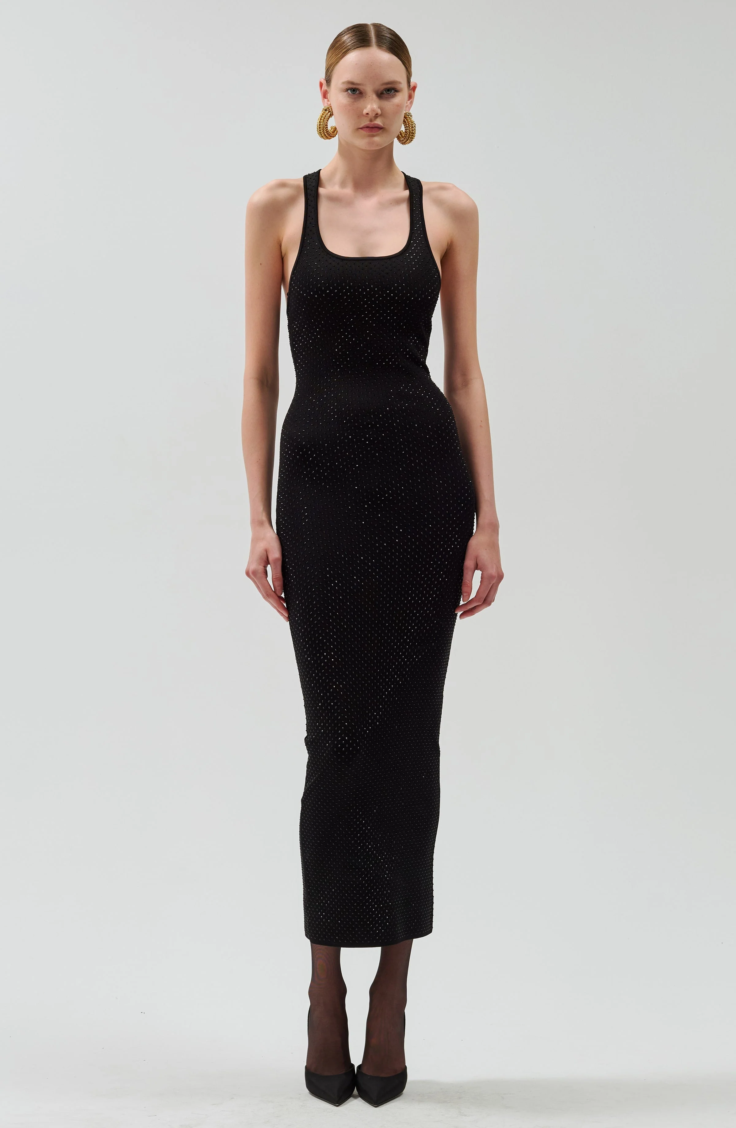 Agathe Knit Dress | Black - Image 3