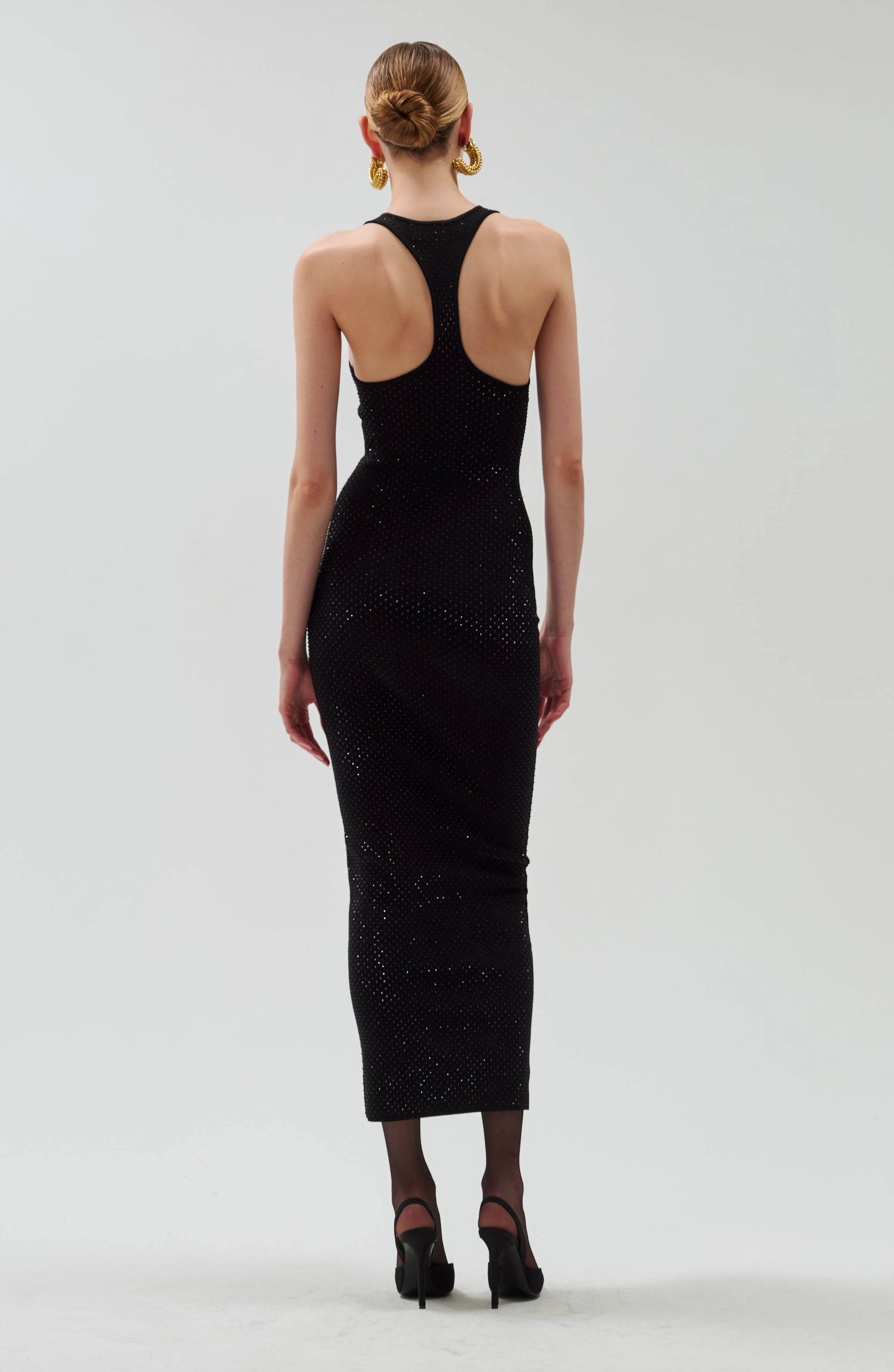 Agathe Knit Dress | Black - Image 4