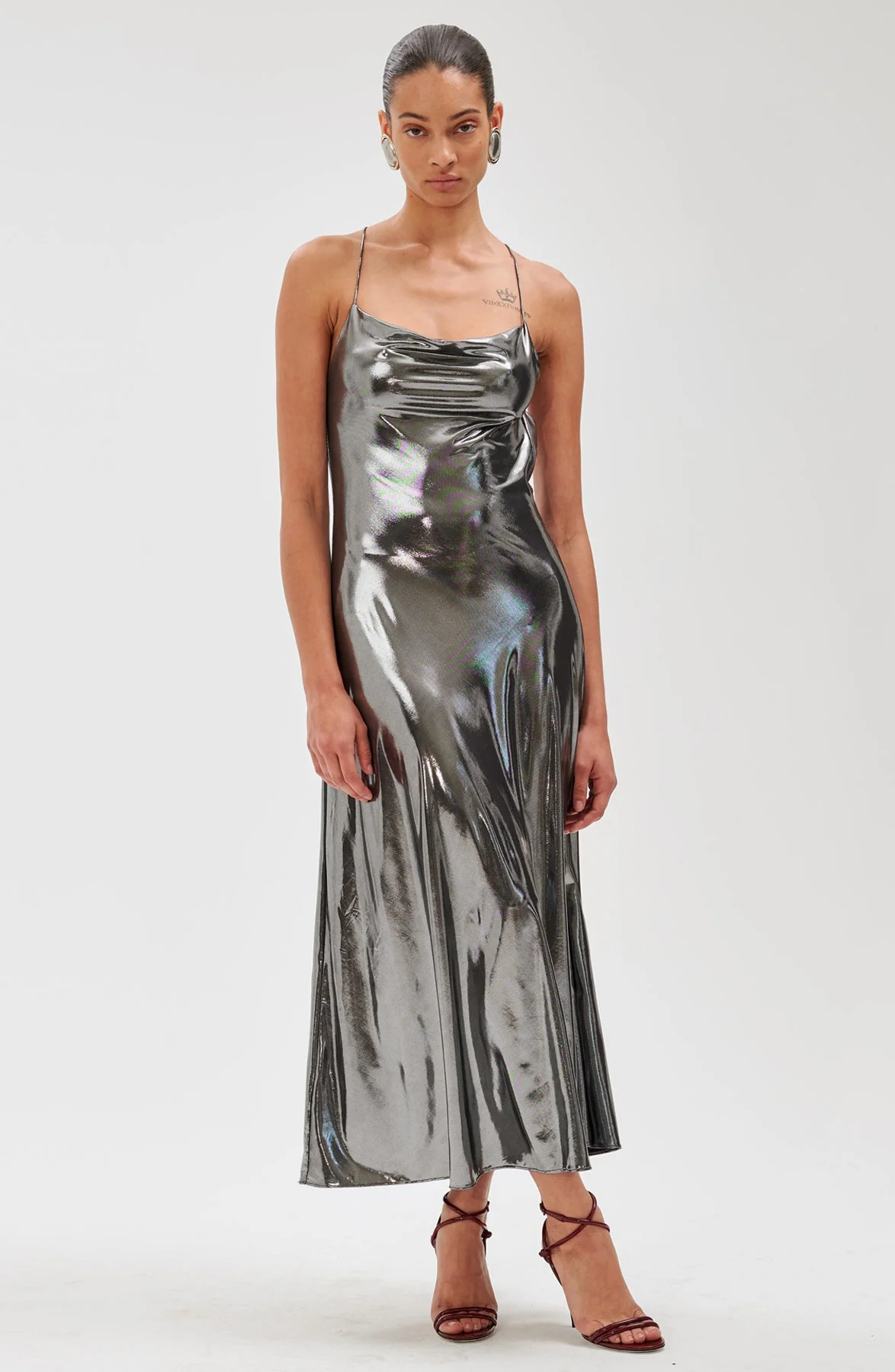 Aiysha Dress | Gunmetal