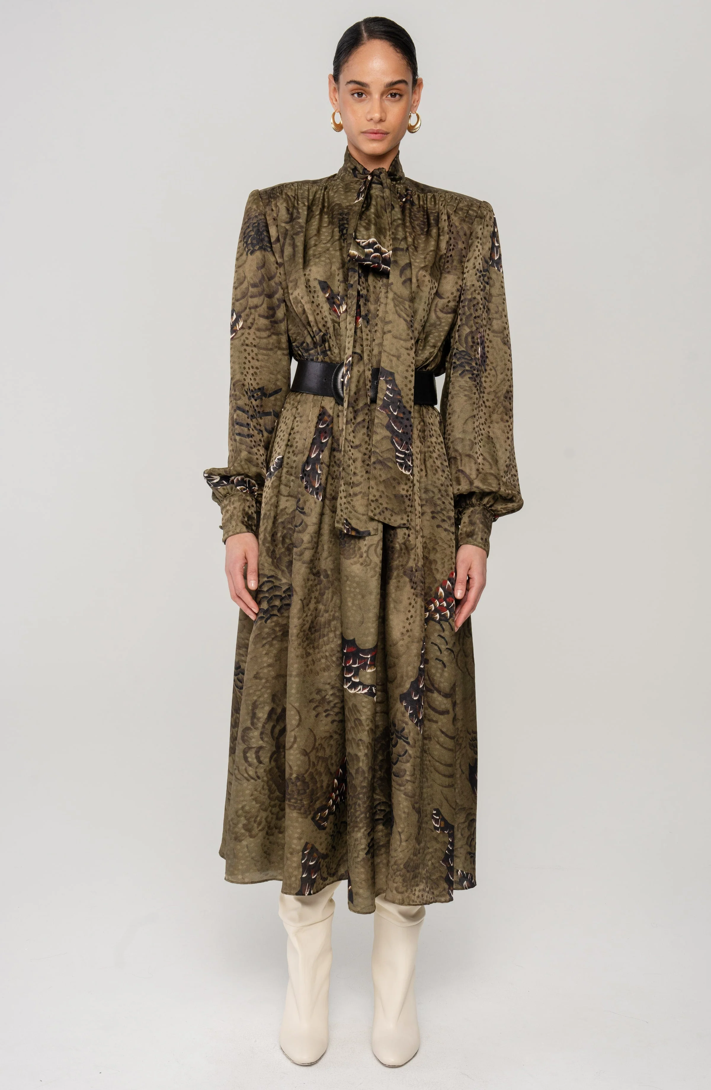 Anora Dress | Jade/Camo