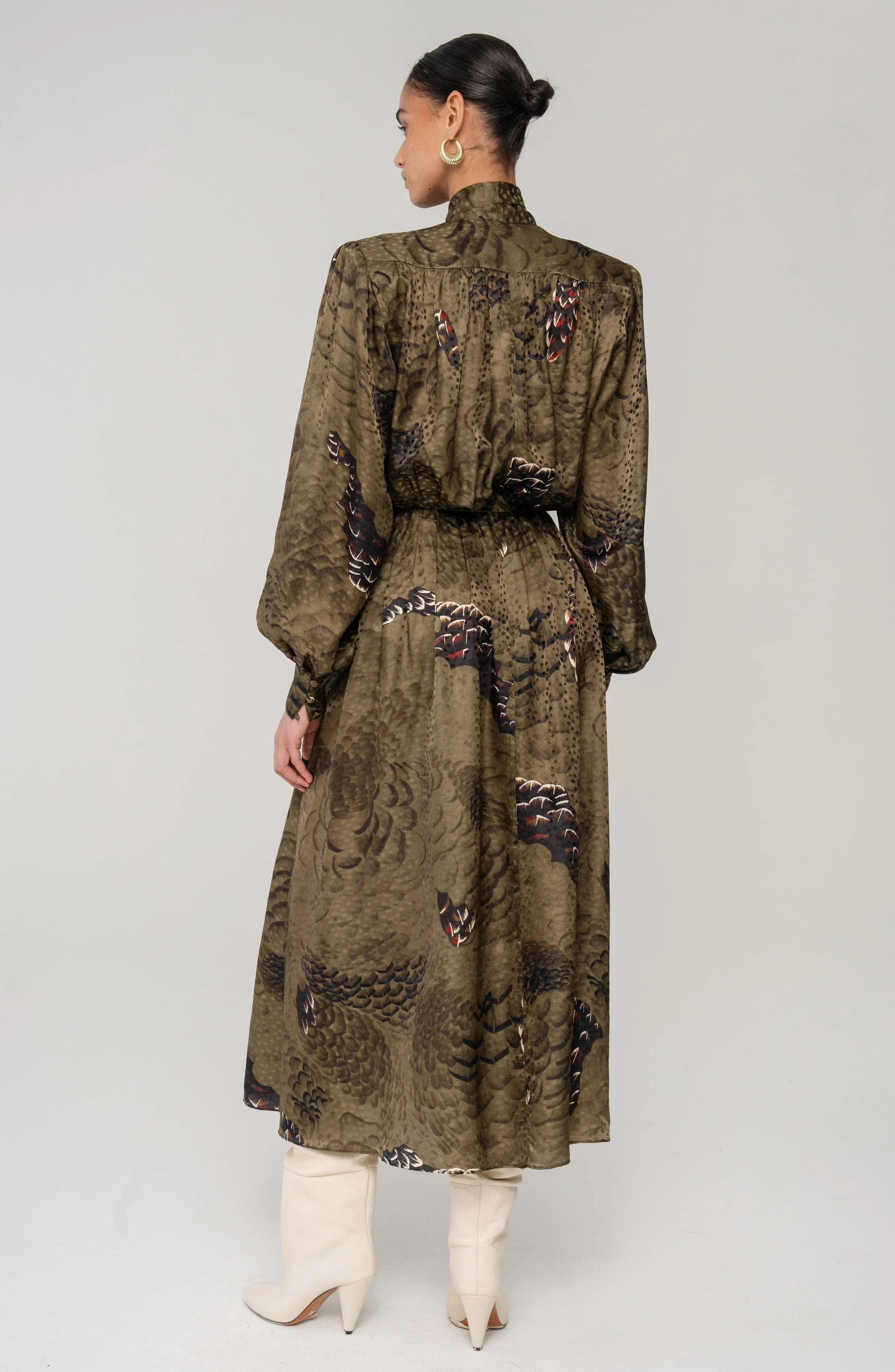 Anora Dress | Jade/Camo - Image 2