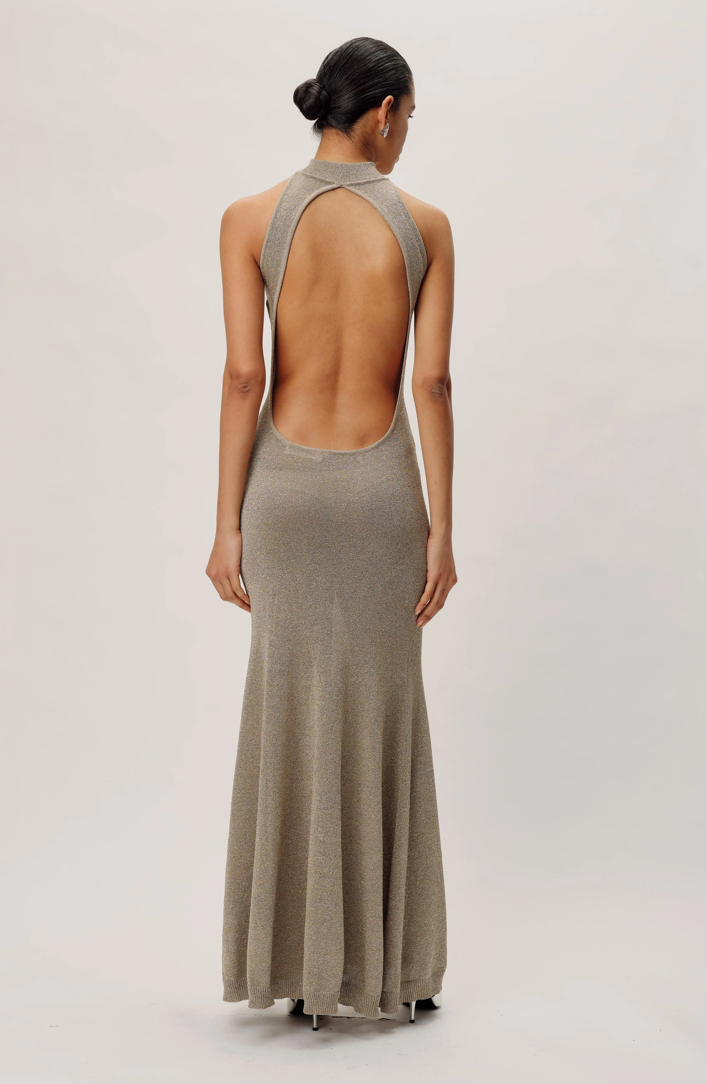 Arlo Knit Dress | Champagne - Image 3