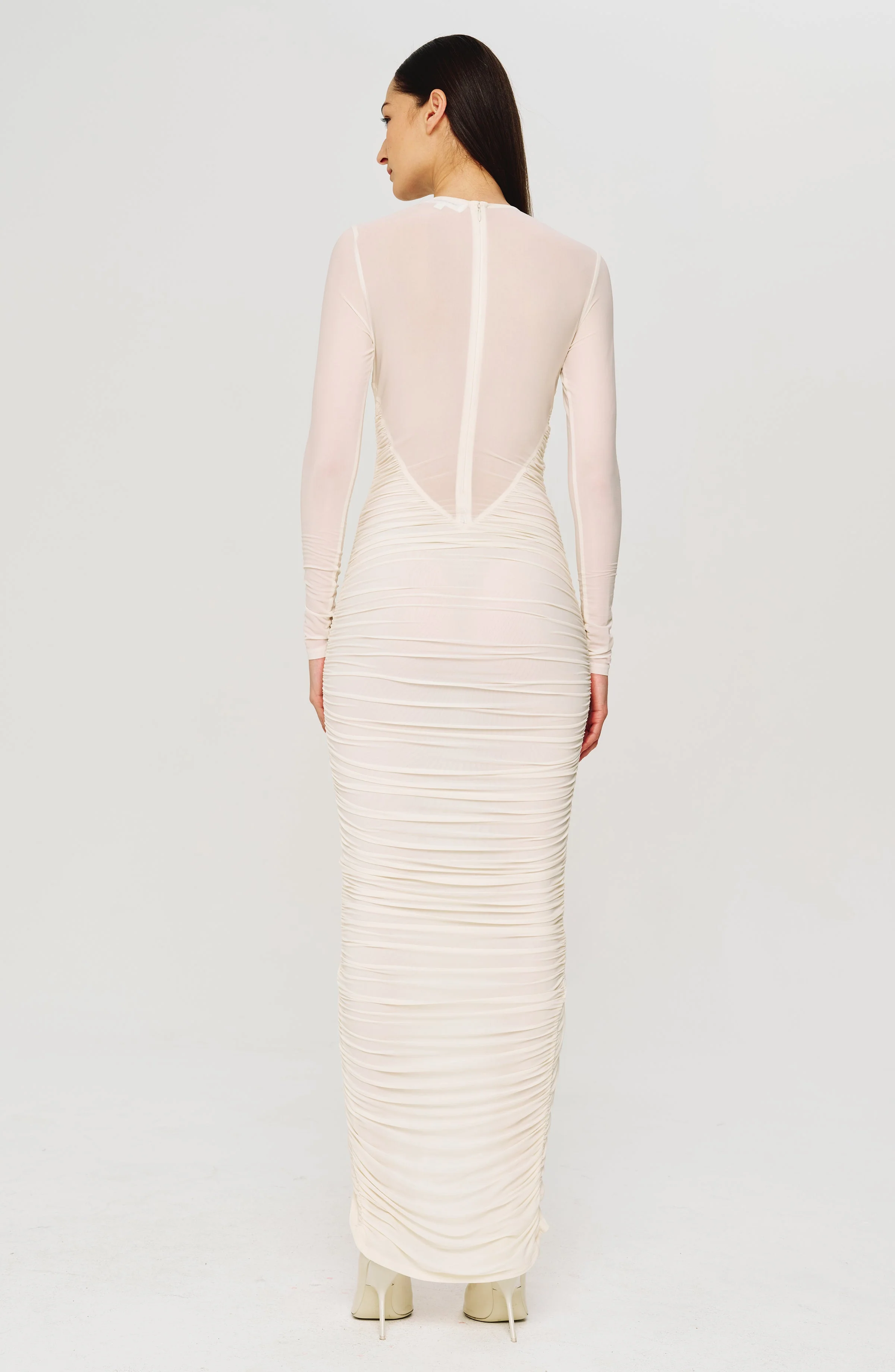 Besora Dress | Off-White - Image 3