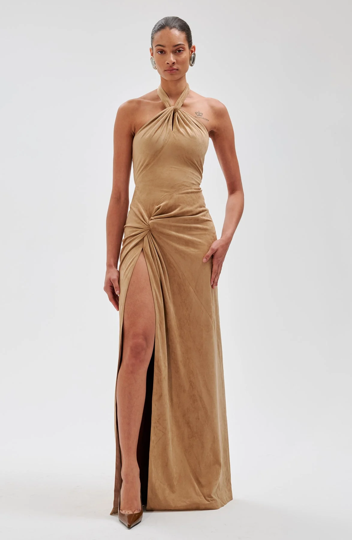 Brigita Dress | Tan